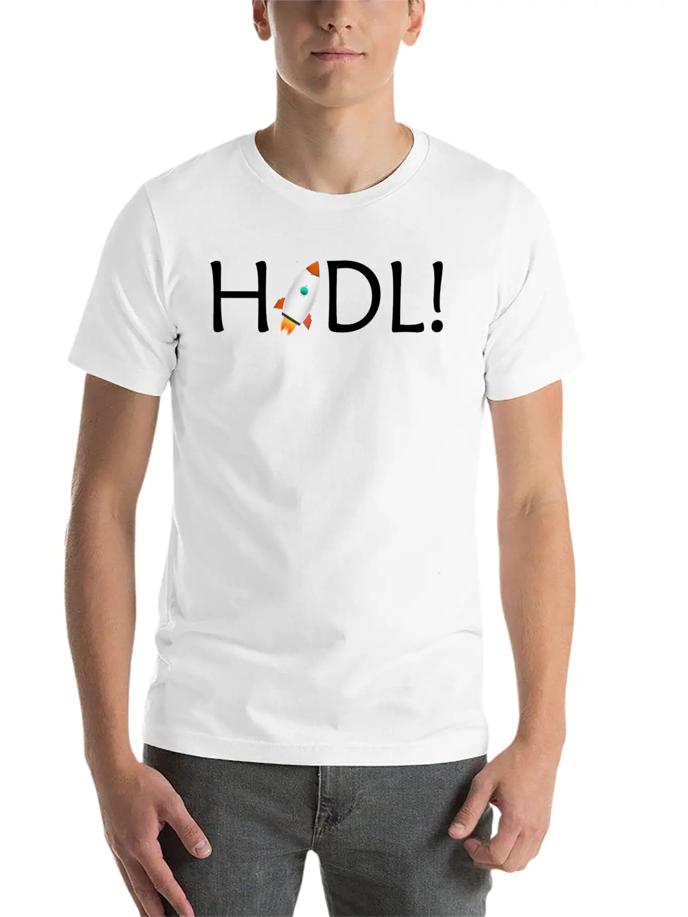 HODL Unisex Short Sleeve Soft Cotton T-Shirt – Casual Everyday Wear