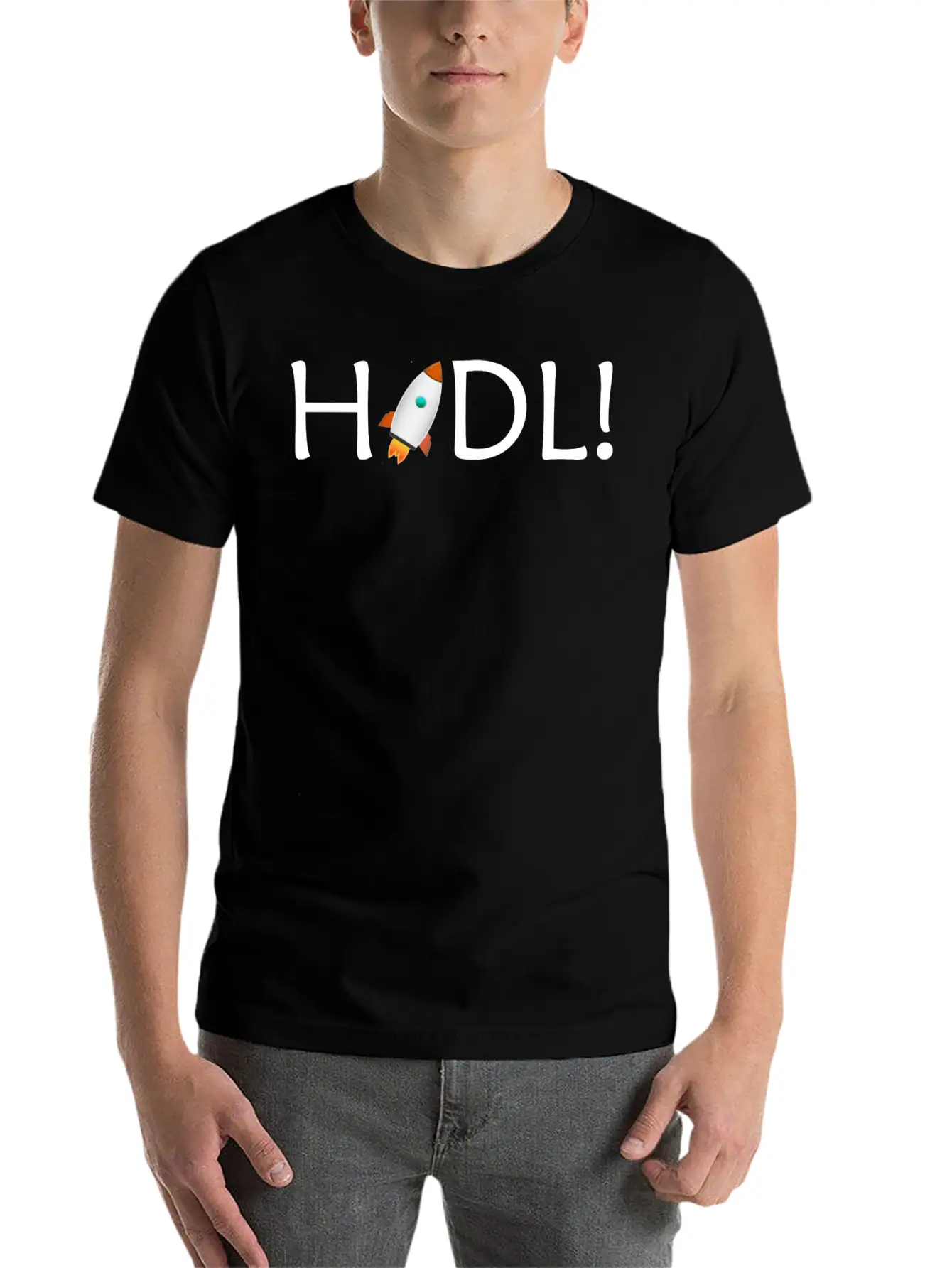 HODL Unisex Short Sleeve Soft Cotton T-Shirt – Casual Everyday Wear
