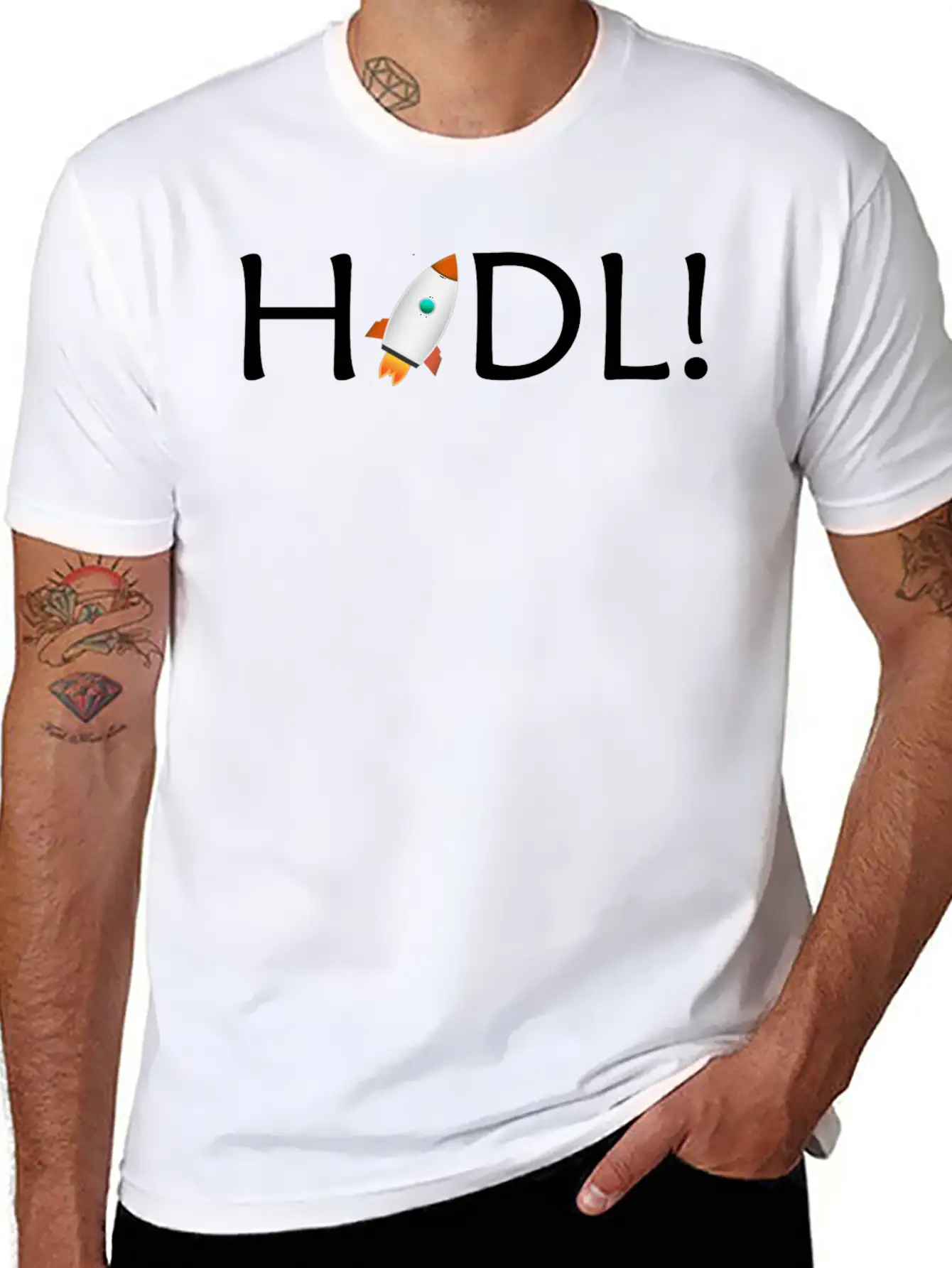 HODL Unisex Short Sleeve Soft Cotton T-Shirt – Casual Everyday Wear