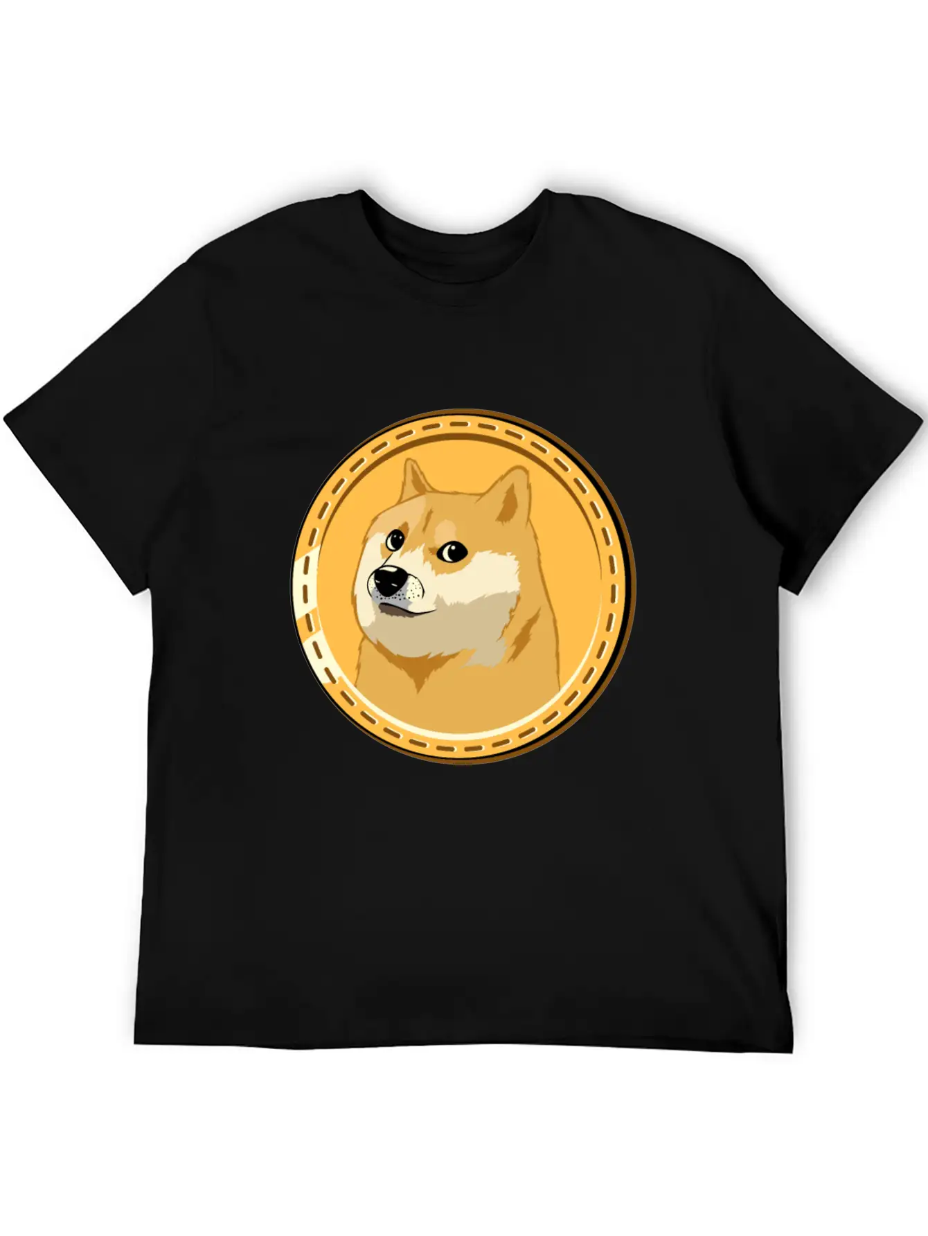 HOLD Dogecoin Funny Doge Crypto Cryptocurrency Unisex Casual T-Shirt – Clean Design For Daily Comfort