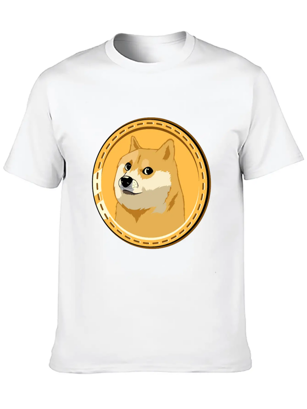 HOLD Dogecoin Funny Doge Crypto Cryptocurrency Unisex Casual T-Shirt – Clean Design For Daily Comfort
