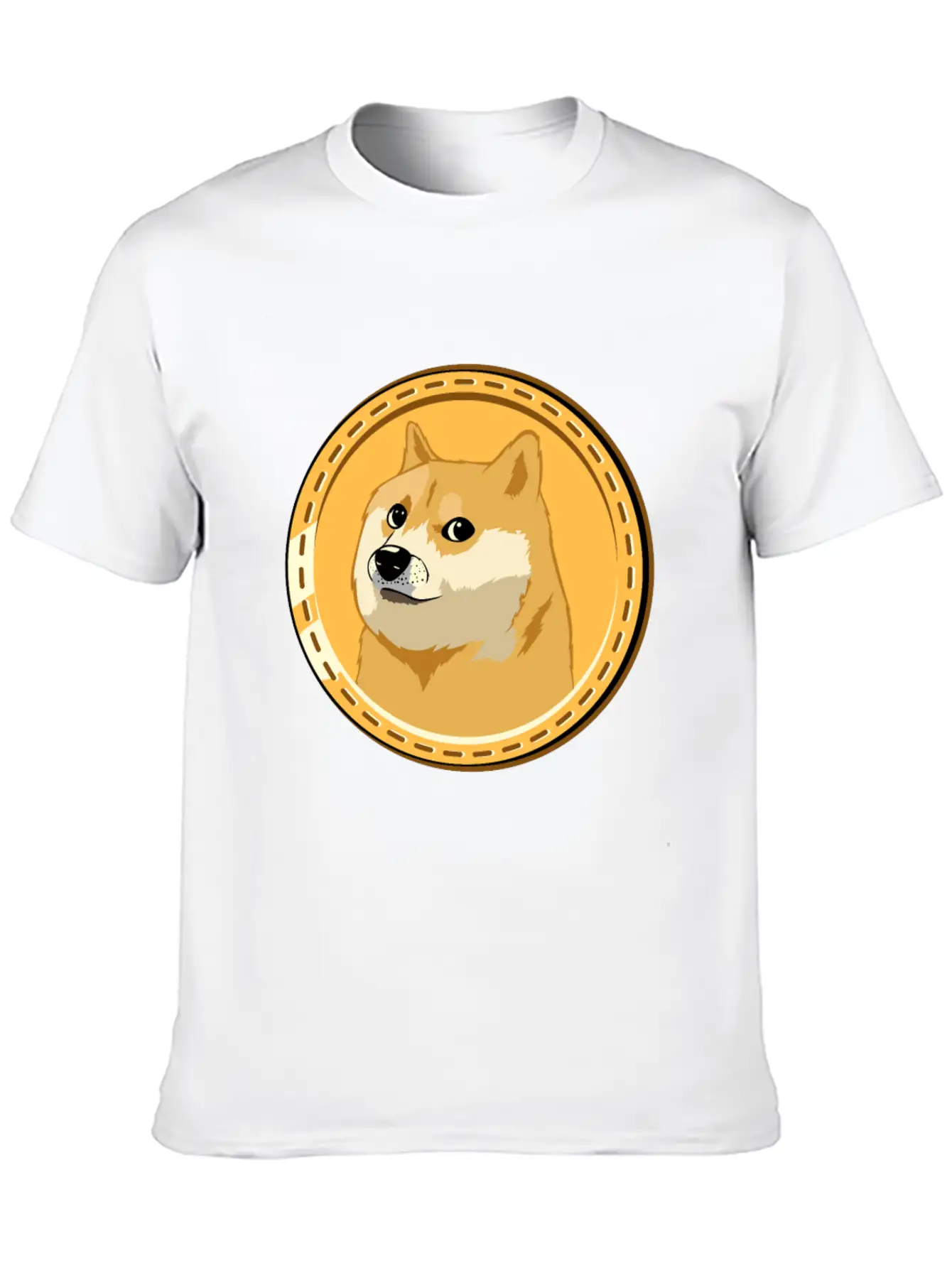 HOLD Dogecoin Funny Doge Crypto Cryptocurrency Unisex Casual T-Shirt – Clean Design For Daily Comfort