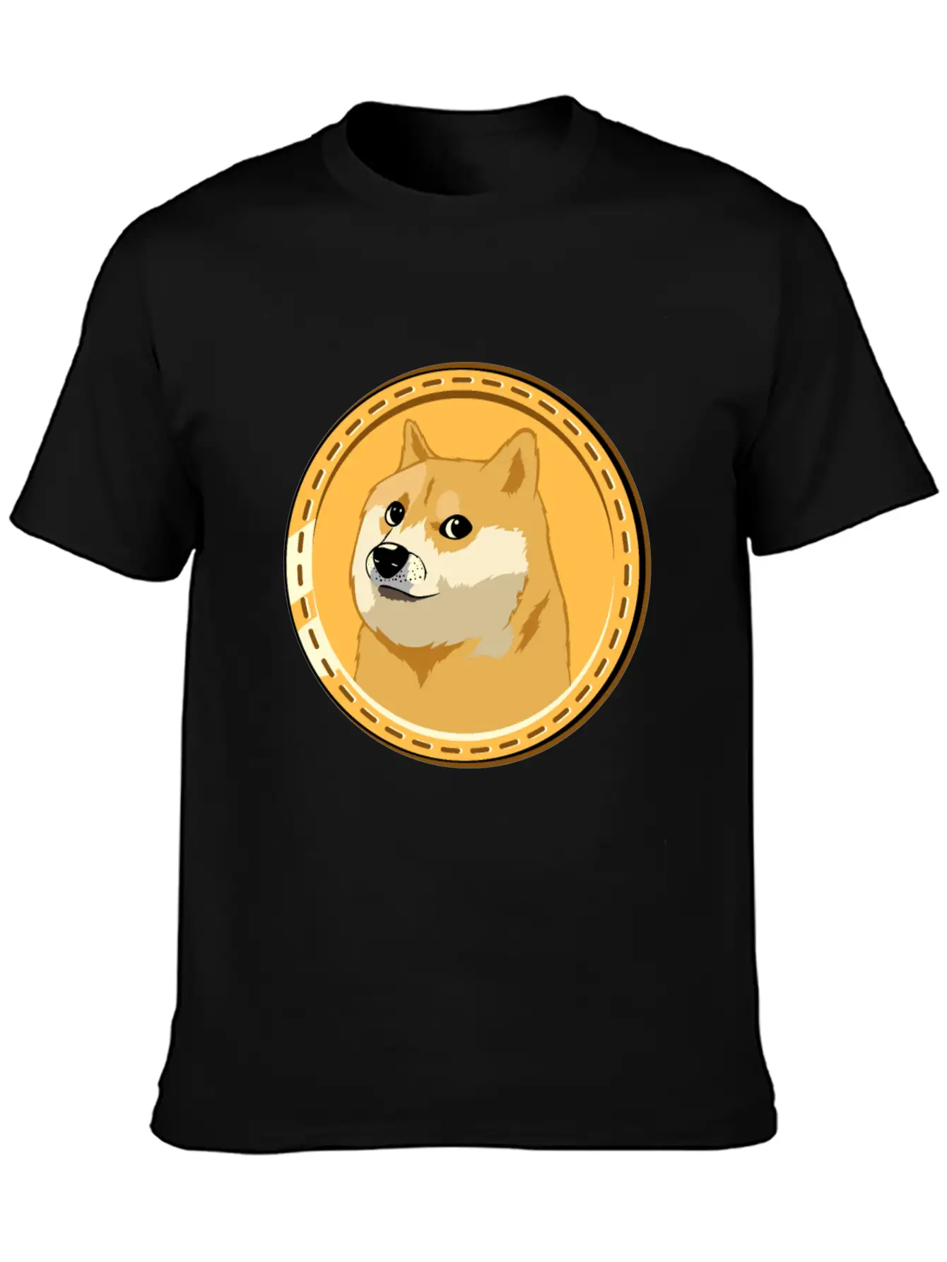 HOLD Dogecoin Funny Doge Crypto Cryptocurrency Unisex Casual T-Shirt – Clean Design For Daily Comfort