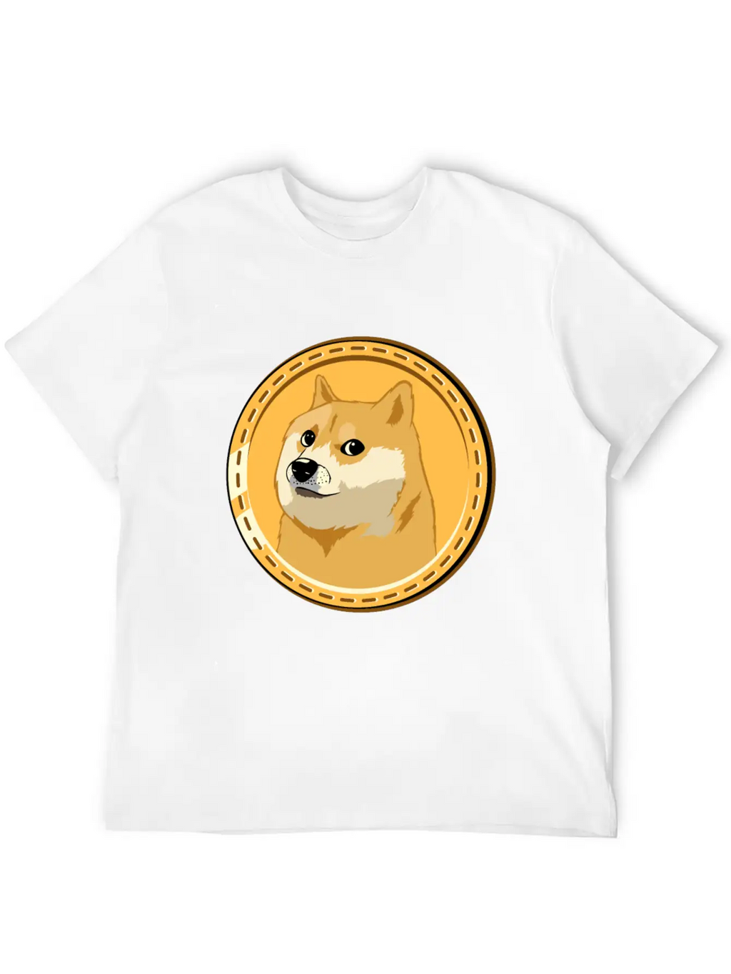 HOLD Dogecoin Funny Doge Crypto Cryptocurrency Unisex Casual T-Shirt – Clean Design For Daily Comfort