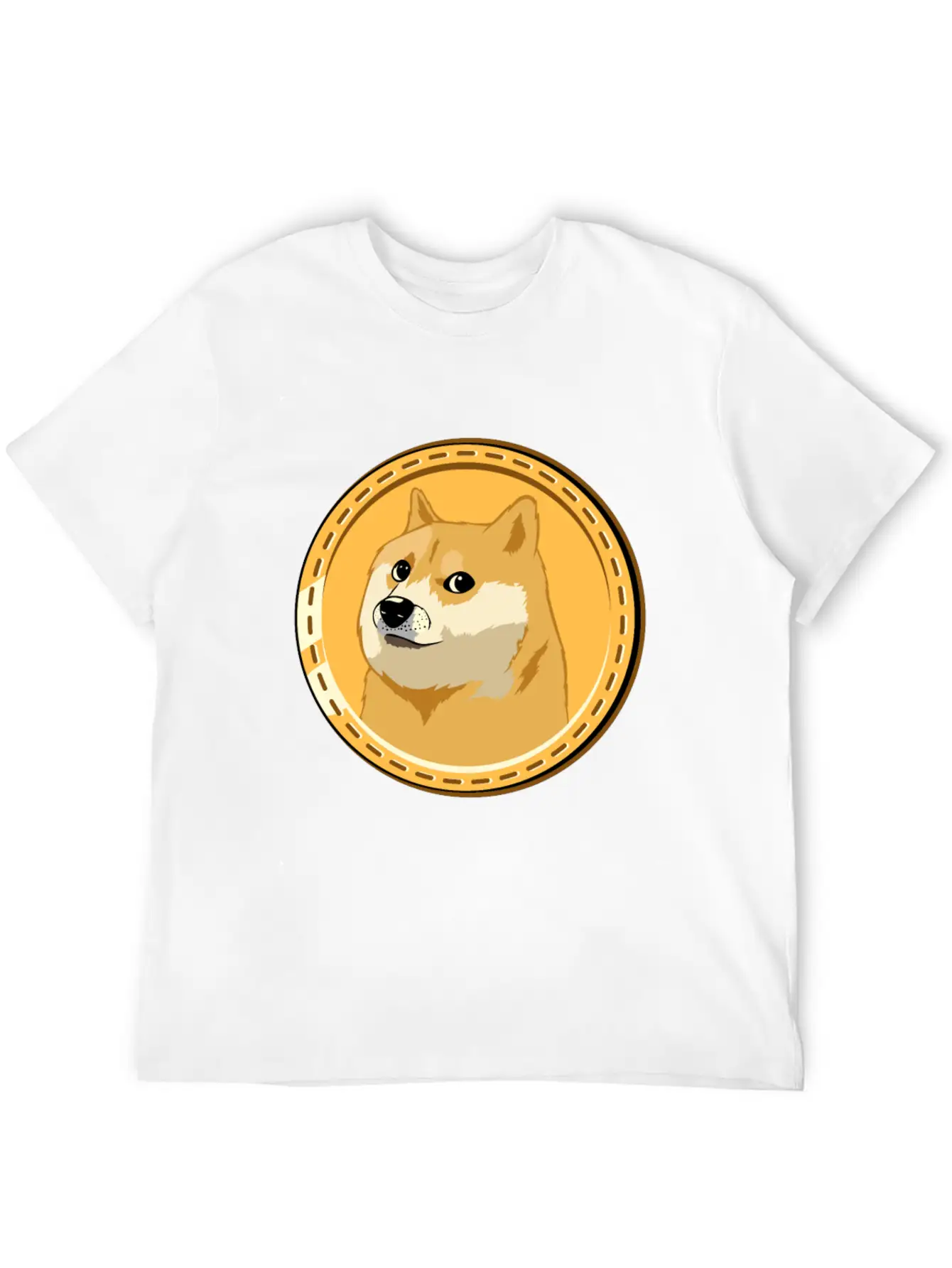 HOLD Dogecoin Funny Doge Crypto Cryptocurrency Unisex Casual T-Shirt – Clean Design For Daily Comfort