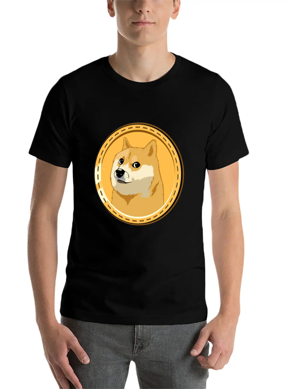HOLD Dogecoin Funny Doge Crypto Cryptocurrency Unisex Casual T-Shirt – Clean Design For Daily Comfort