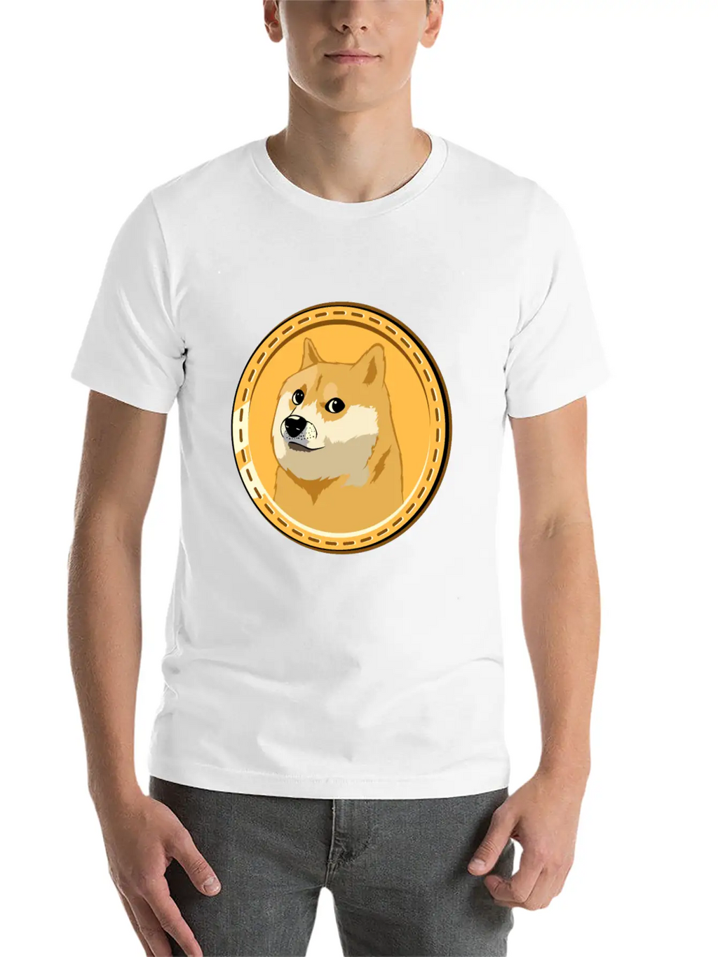 HOLD Dogecoin Funny Doge Crypto Cryptocurrency Unisex Casual T-Shirt – Clean Design For Daily Comfort