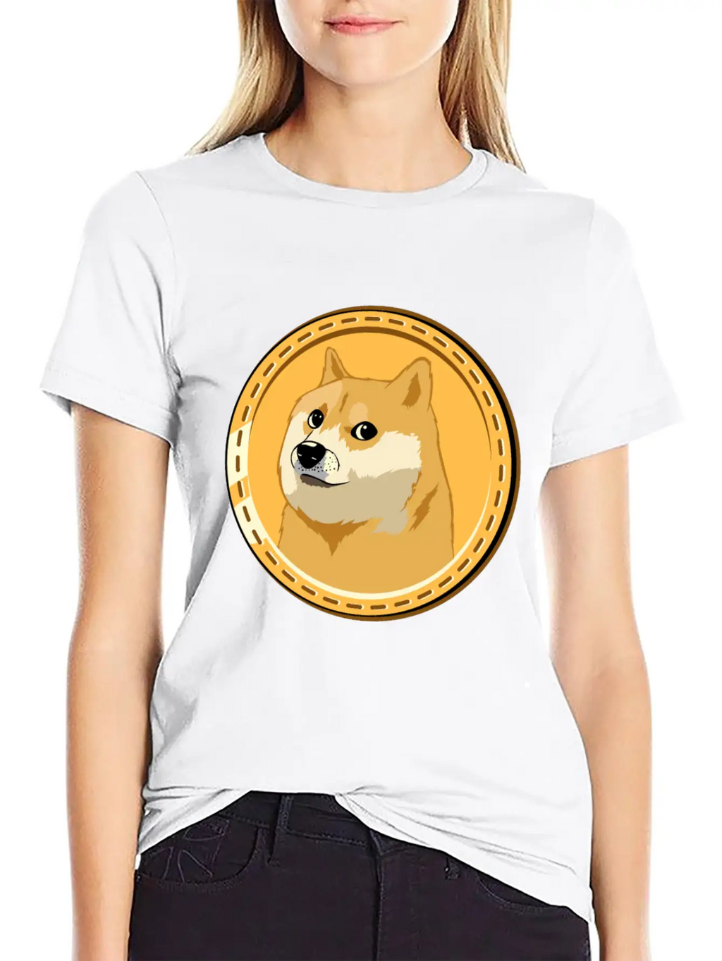 HOLD Dogecoin Funny Doge Crypto Cryptocurrency Unisex Casual T-Shirt – Clean Design For Daily Comfort