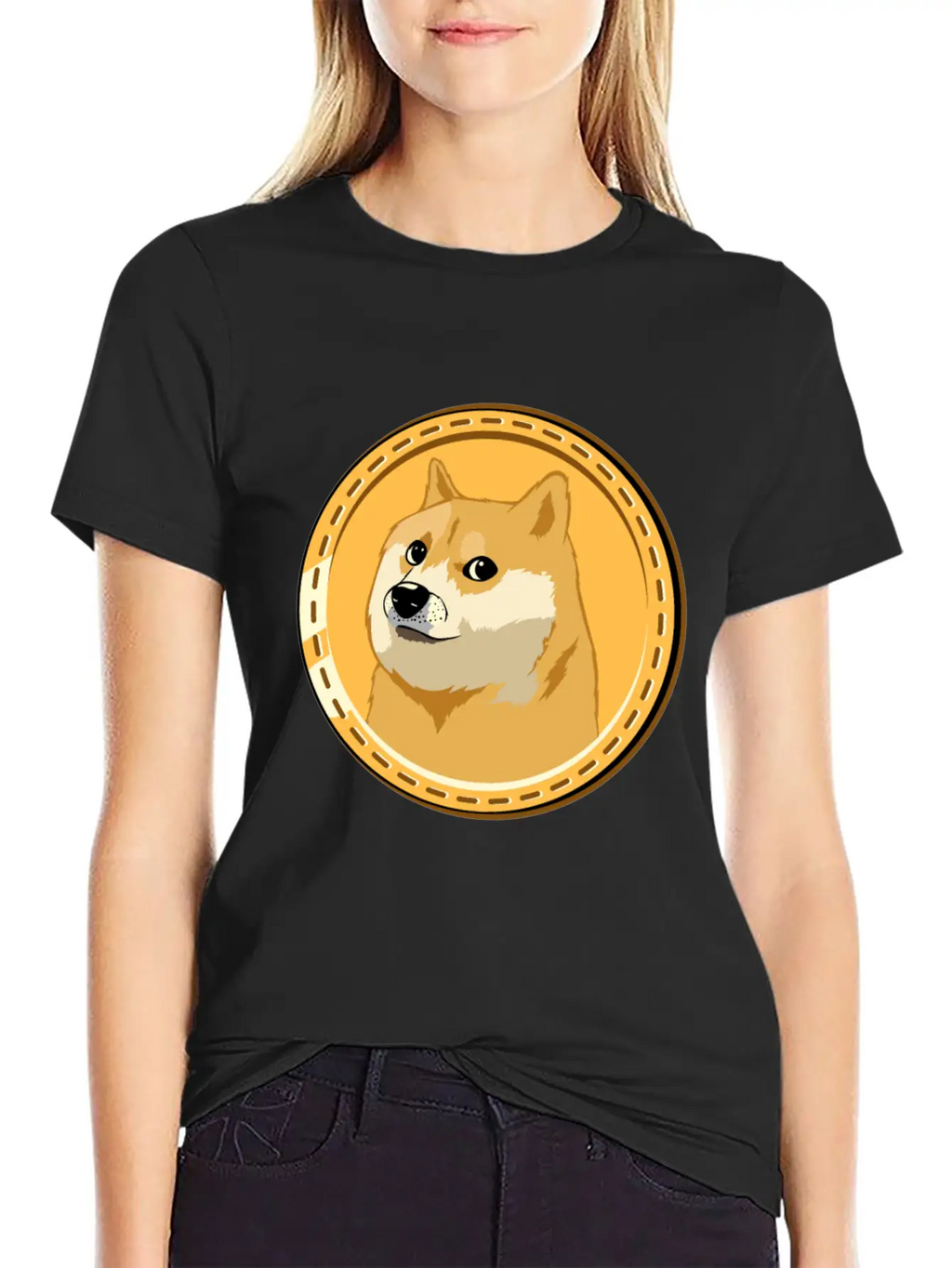 HOLD Dogecoin Funny Doge Crypto Cryptocurrency Unisex Casual T-Shirt – Clean Design For Daily Comfort
