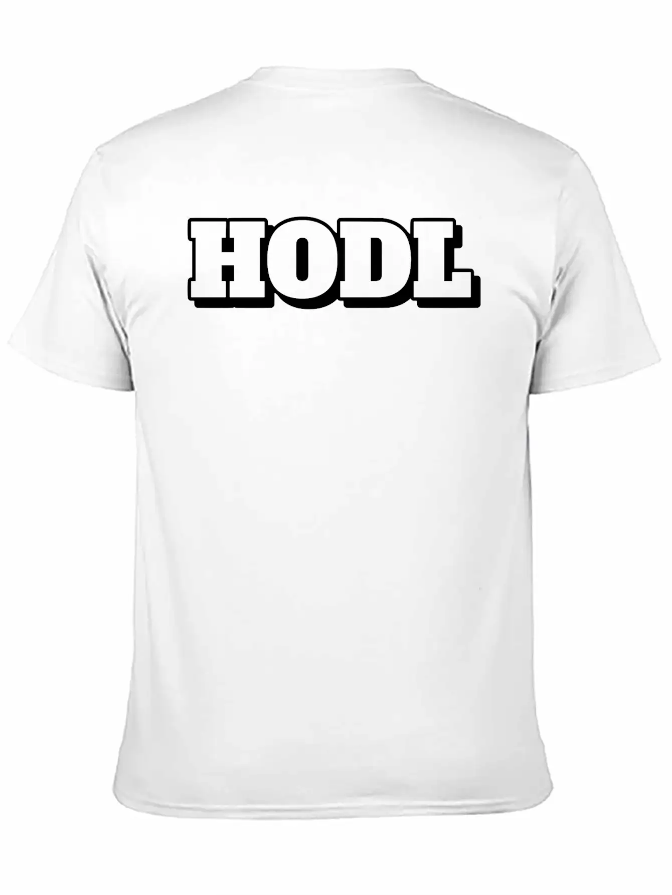 Hold The Line,HODL Unisex Short Sleeve Soft Cotton T-Shirt – Casual Everyday Wear