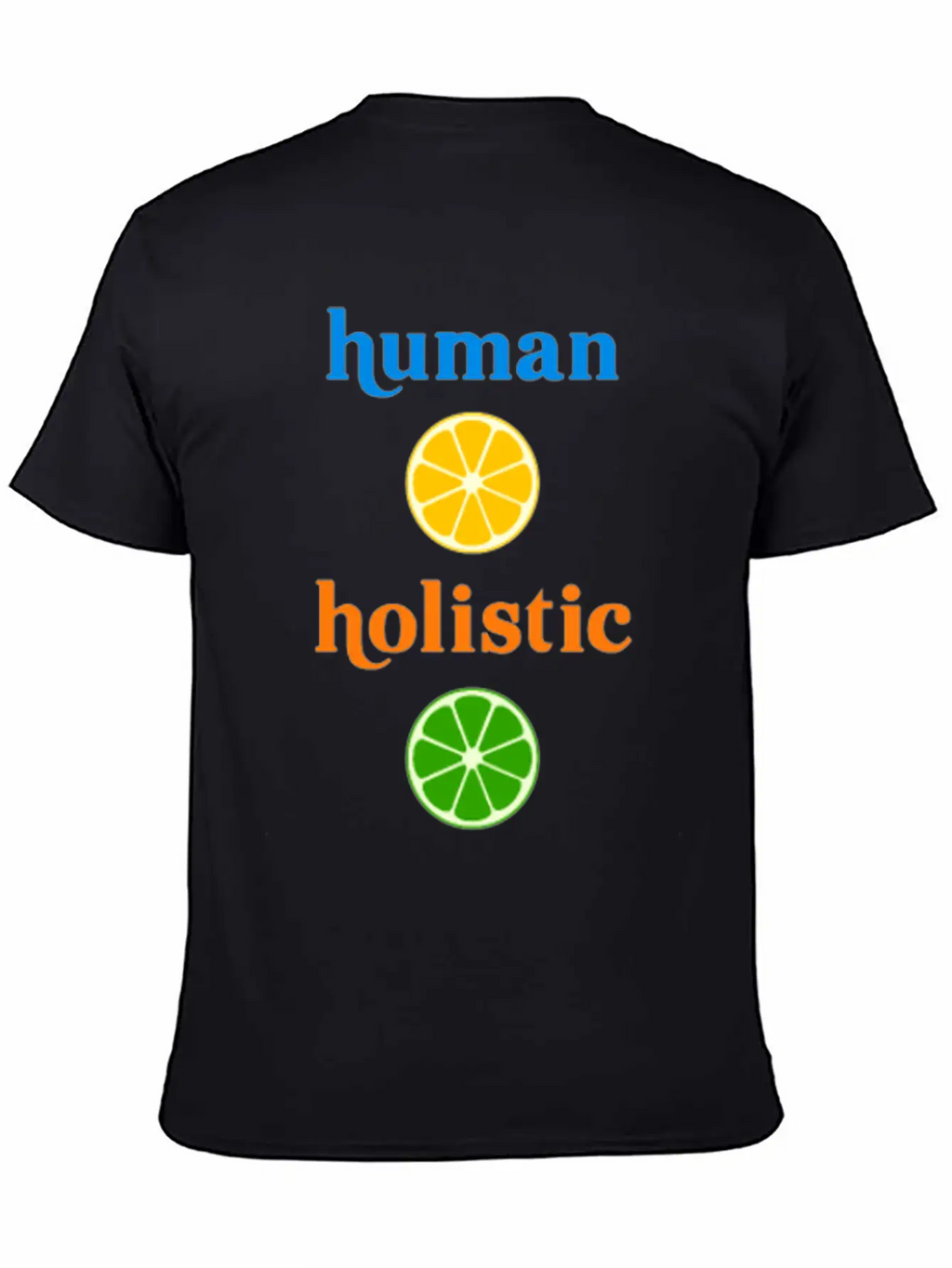 Holistic Human Herbivore Healthy Humane Unisex Short Sleeve Soft Cotton T-Shirt – Casual Everyday Wear
