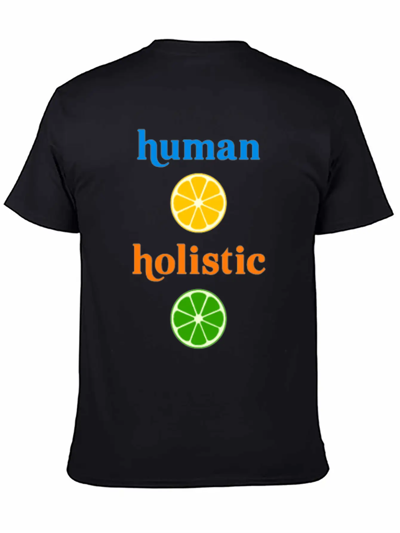 Holistic Human Herbivore Healthy Humane Unisex Short Sleeve Soft Cotton T-Shirt – Casual Everyday Wear