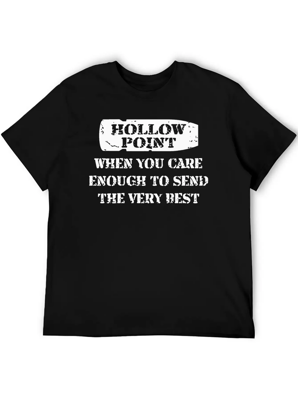 Hollow Point Unisex Casual T-Shirt – Clean Design For Daily Comfort