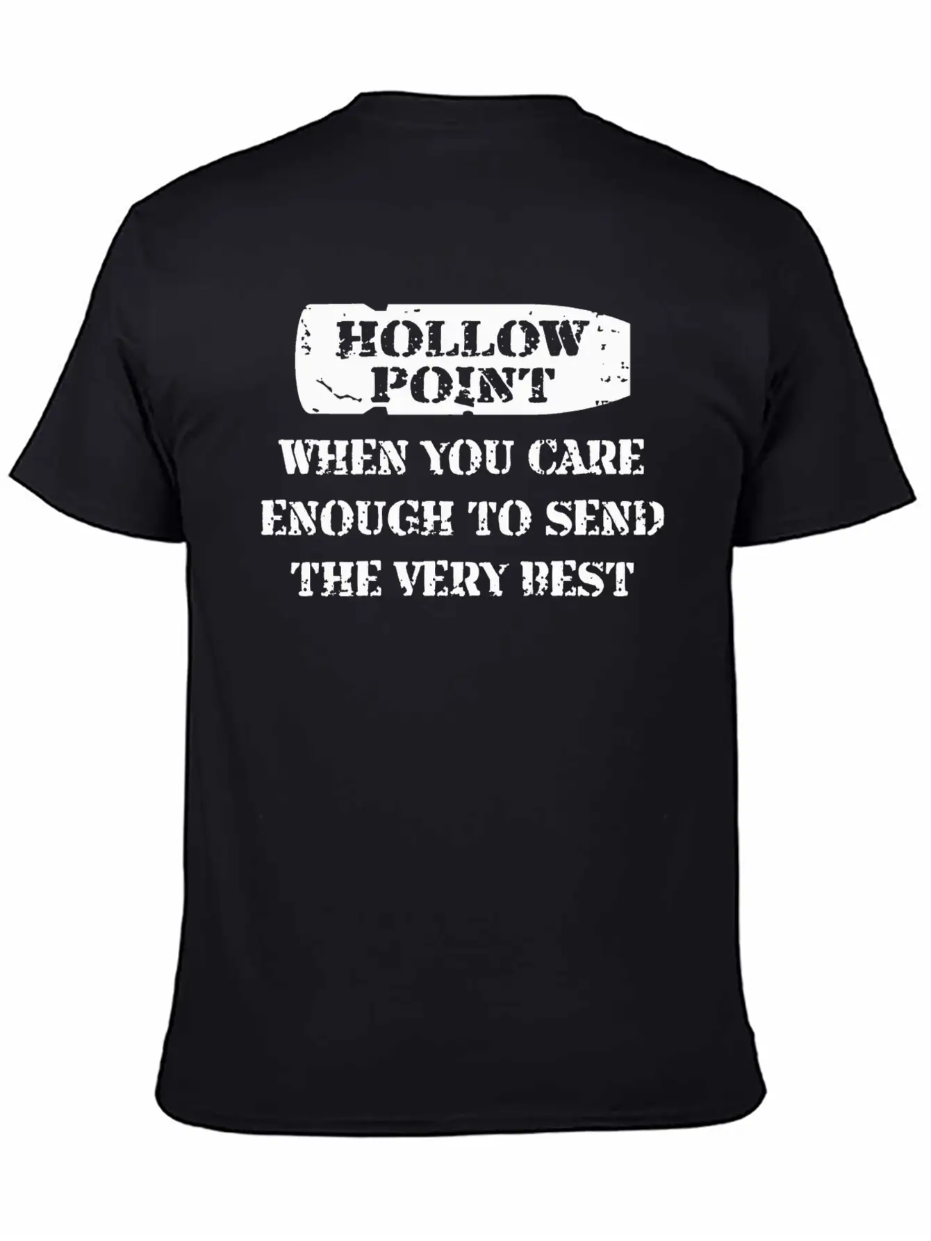 Hollow Point Unisex Casual T-Shirt – Clean Design For Daily Comfort