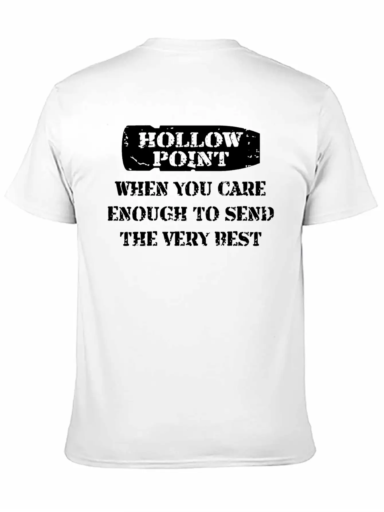 Hollow Point Unisex Casual T-Shirt – Clean Design For Daily Comfort