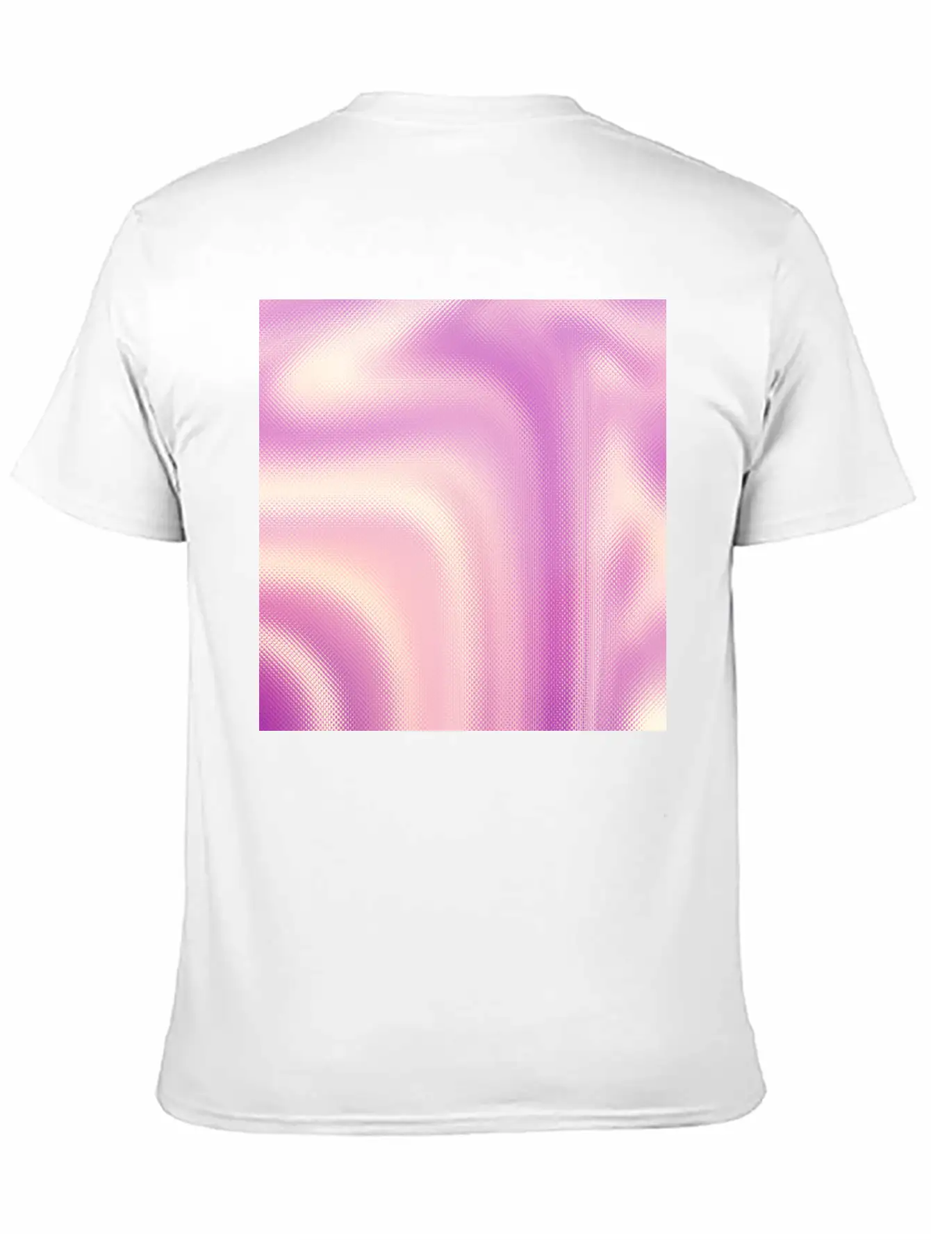 Holographic Pink Iridescent Fantasy Background Stylish Everyday T-Shirt – Unisex Basic Cotton Tee