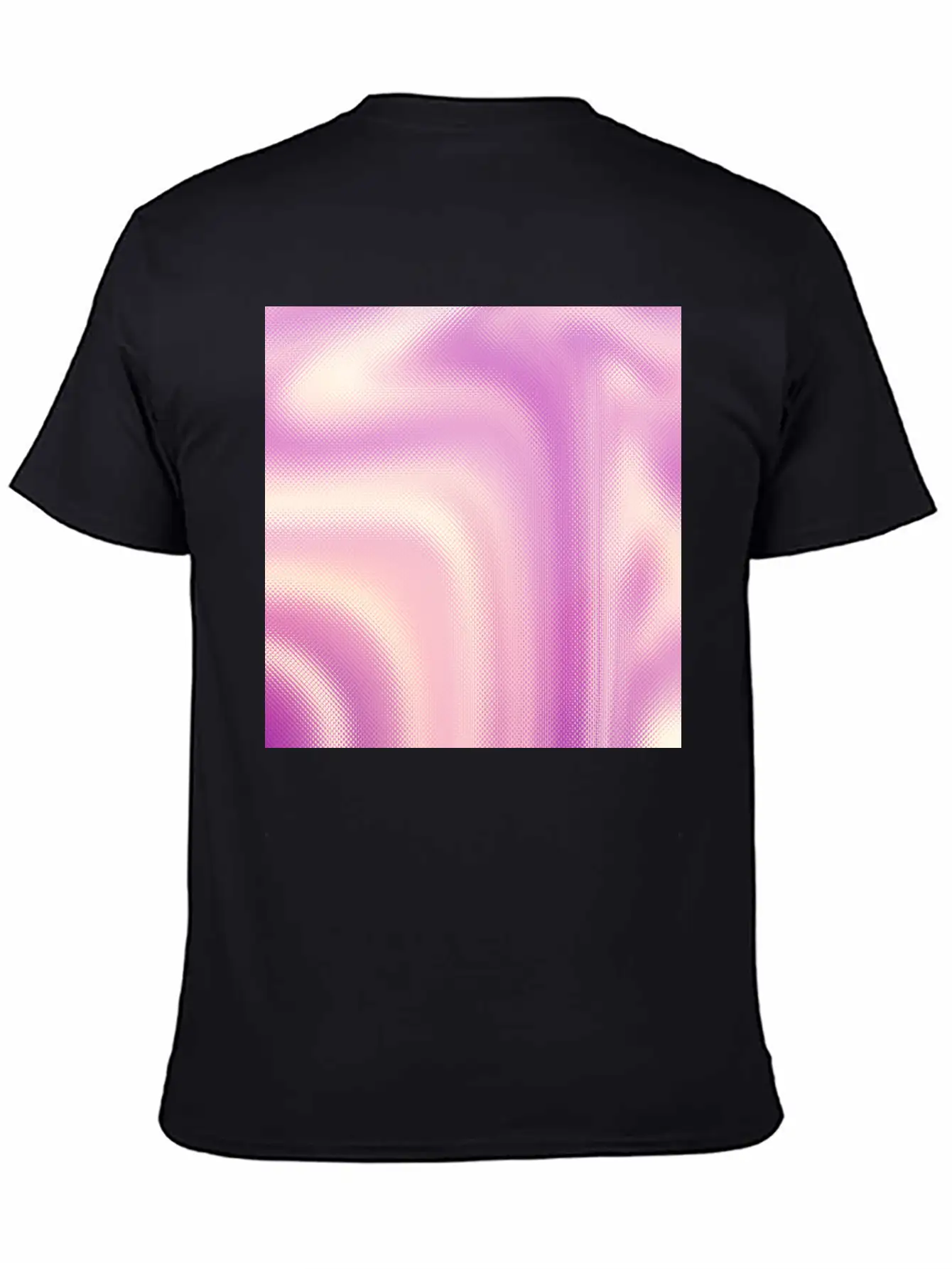 Holographic Pink Iridescent Fantasy Background Stylish Everyday T-Shirt – Unisex Basic Cotton Tee