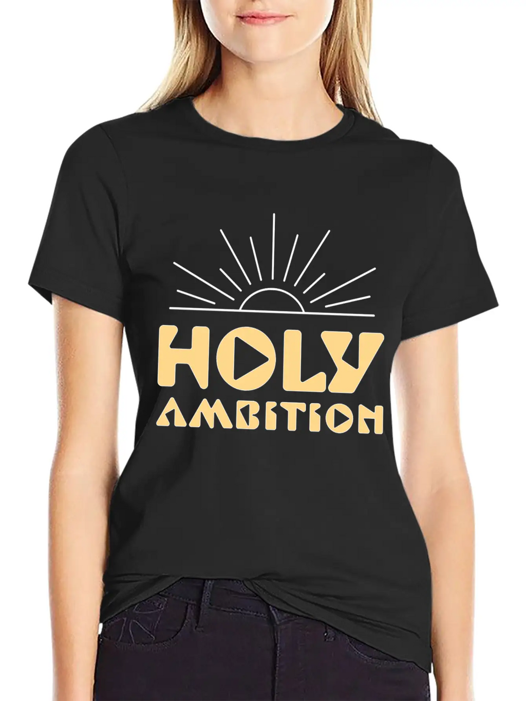 Holy Ambition Unisex Casual T-Shirt – Clean Design For Daily Comfort