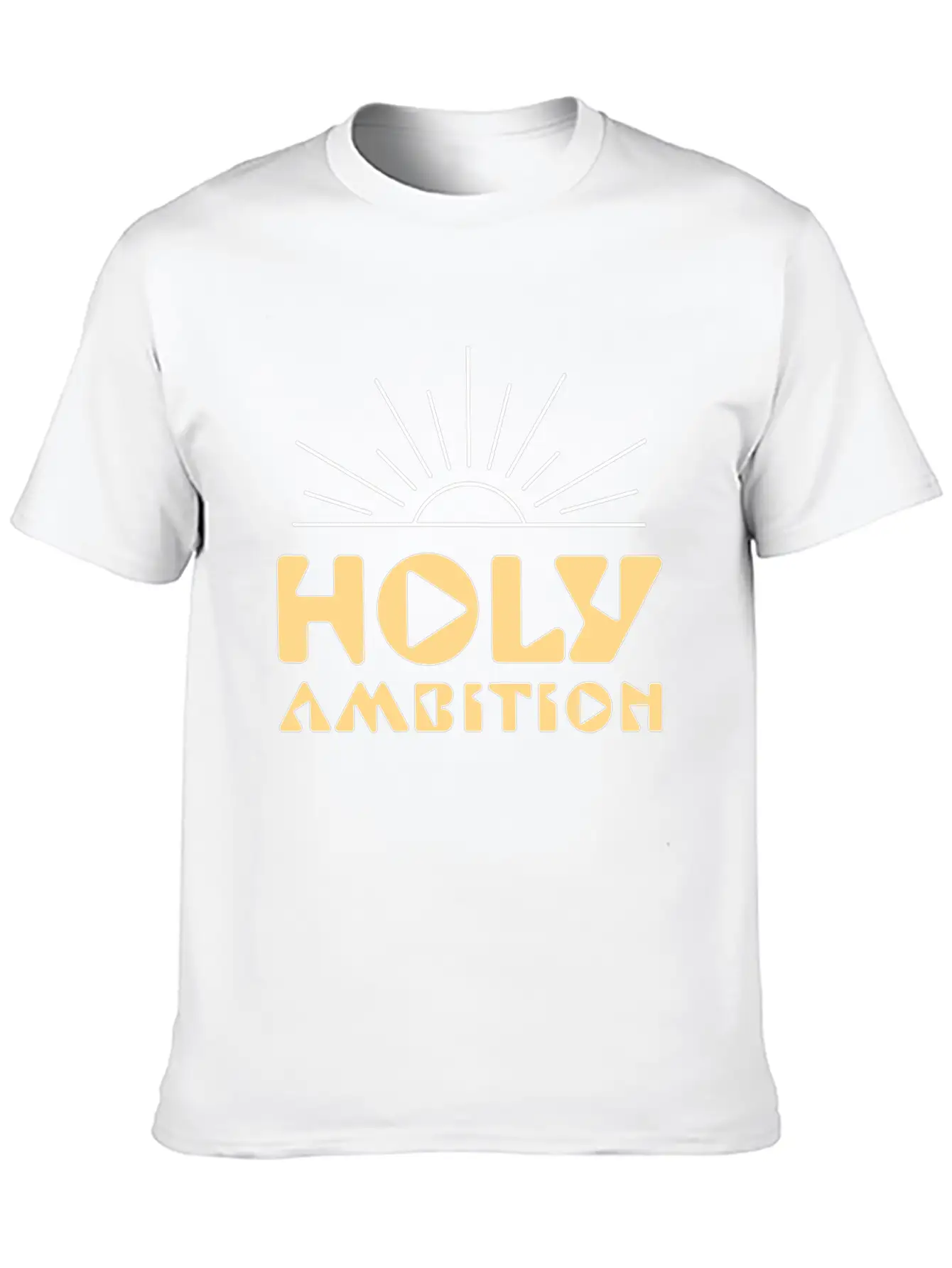 Holy Ambition Unisex Casual T-Shirt – Clean Design For Daily Comfort