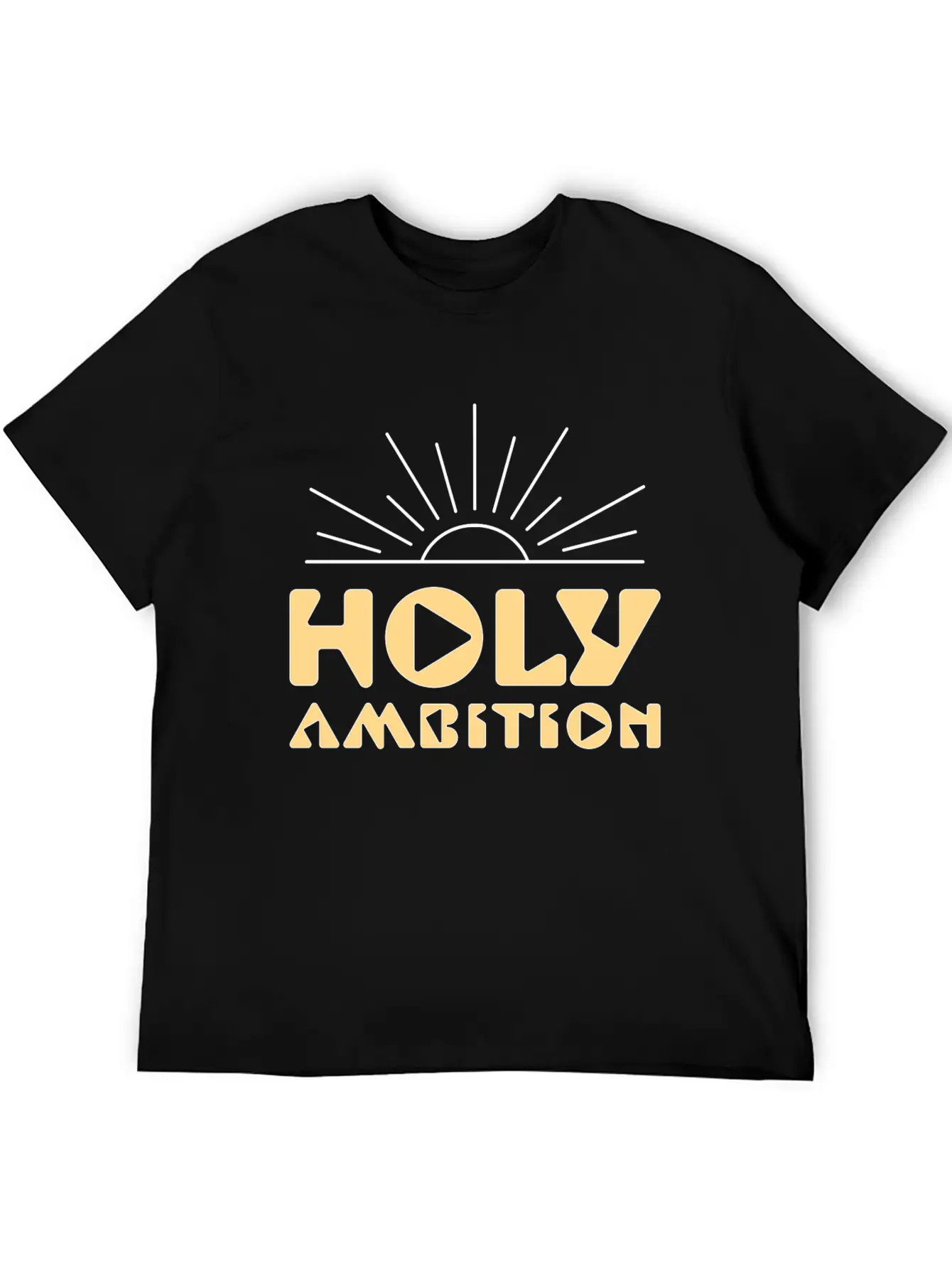 Holy Ambition Unisex Casual T-Shirt – Clean Design For Daily Comfort