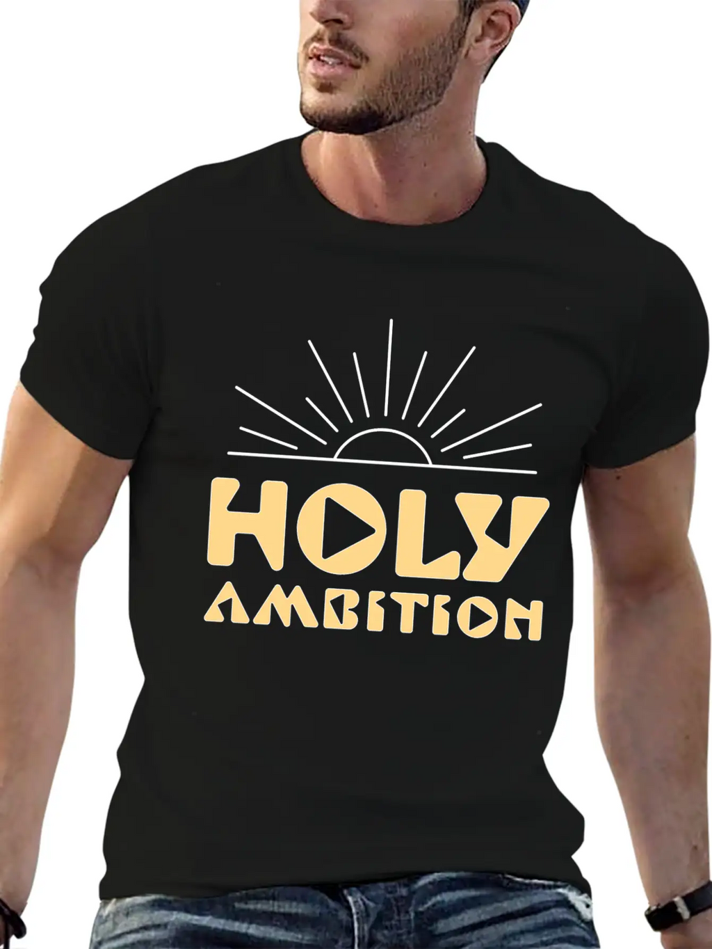 Holy Ambition Unisex Casual T-Shirt – Clean Design For Daily Comfort
