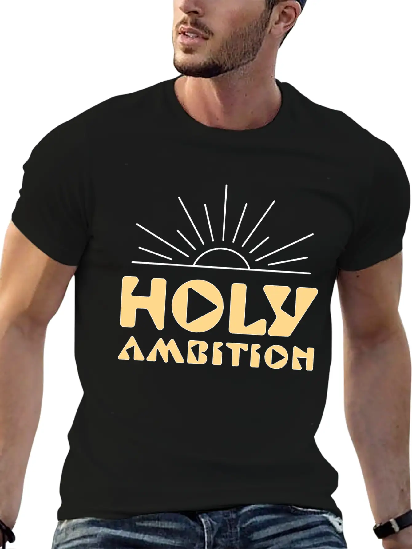 Holy Ambition Unisex Casual T-Shirt – Clean Design For Daily Comfort