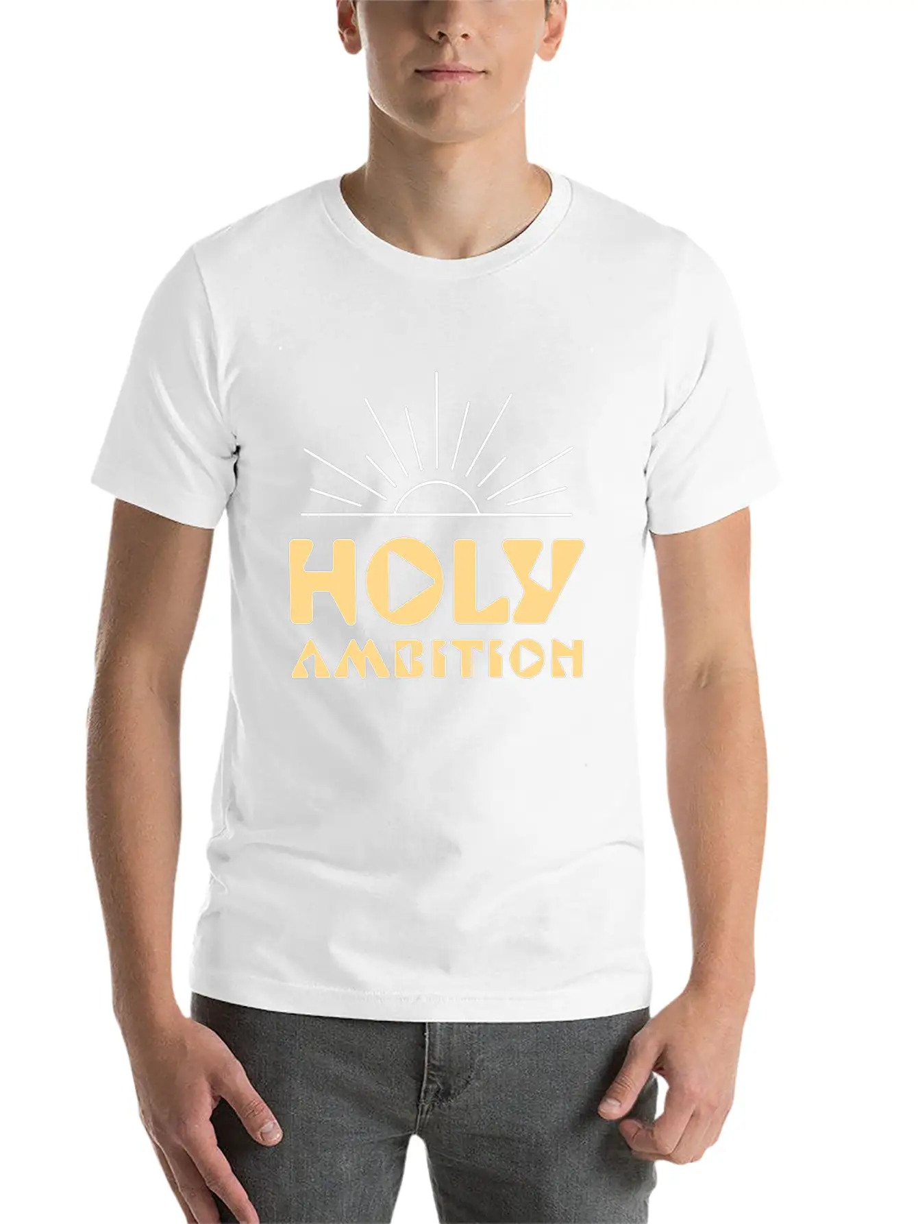 Holy Ambition Unisex Casual T-Shirt – Clean Design For Daily Comfort