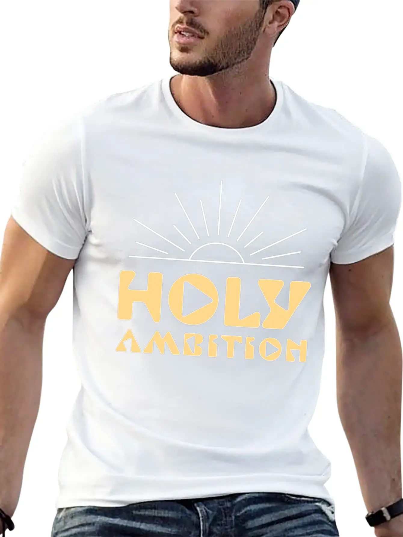 Holy Ambition Unisex Casual T-Shirt – Clean Design For Daily Comfort