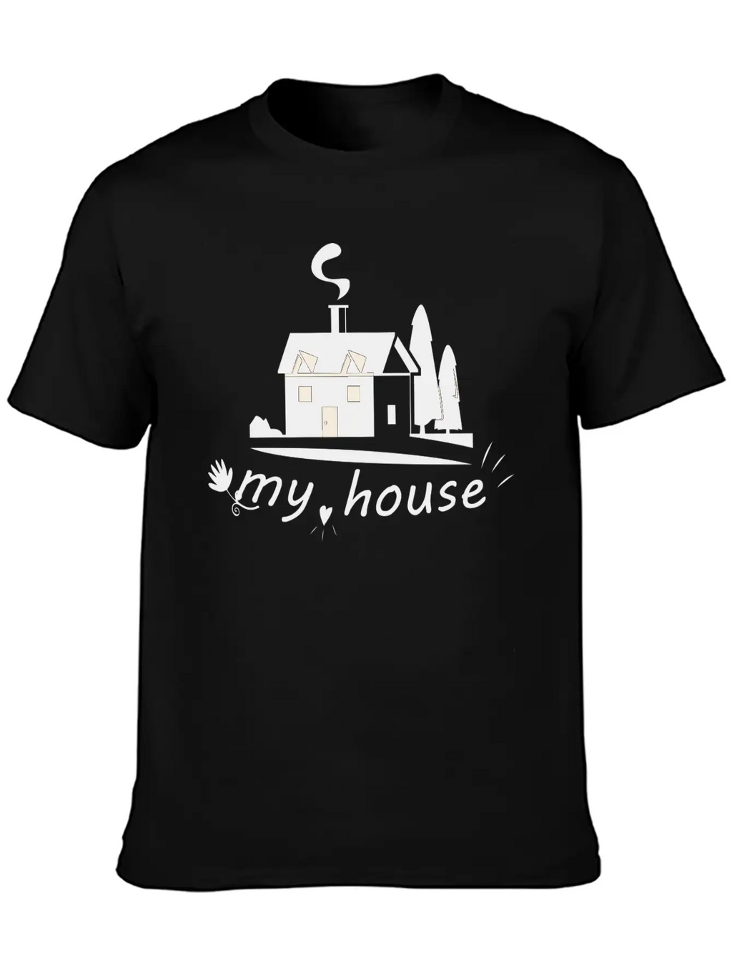 Homebound Harmony Tee Breathable Soft Cotton T-Shirt – Timeless Casual Look
