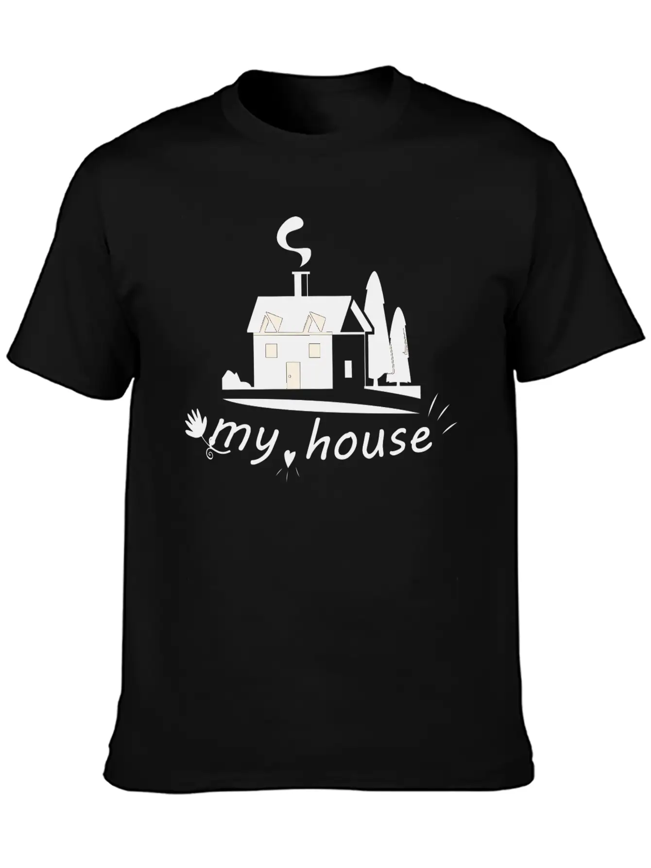 Homebound Harmony Tee Breathable Soft Cotton T-Shirt – Timeless Casual Look