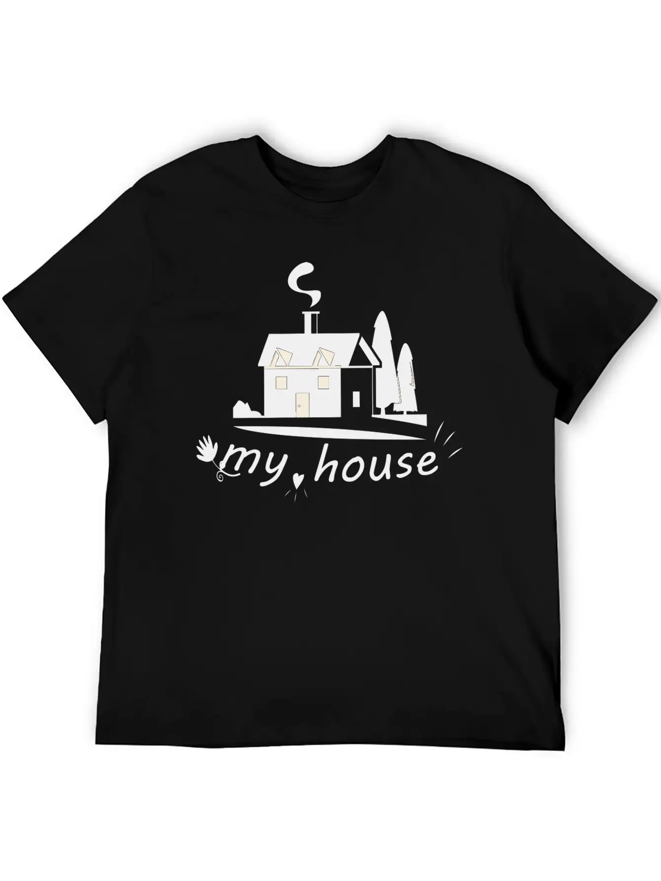 Homebound Harmony Tee Breathable Soft Cotton T-Shirt – Timeless Casual Look