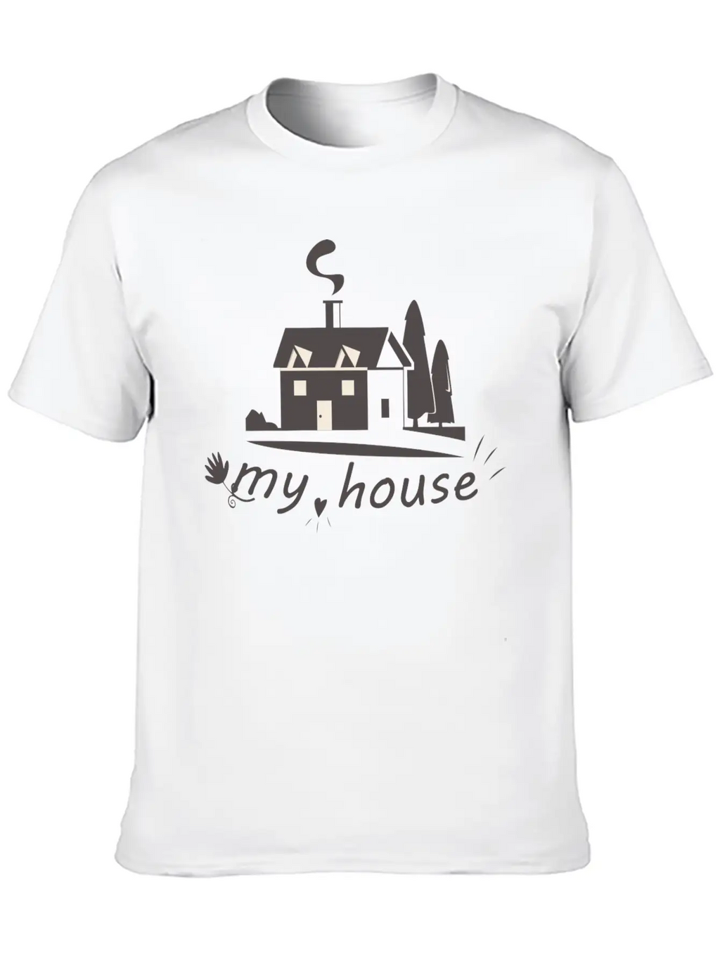 Homebound Harmony Tee Breathable Soft Cotton T-Shirt – Timeless Casual Look