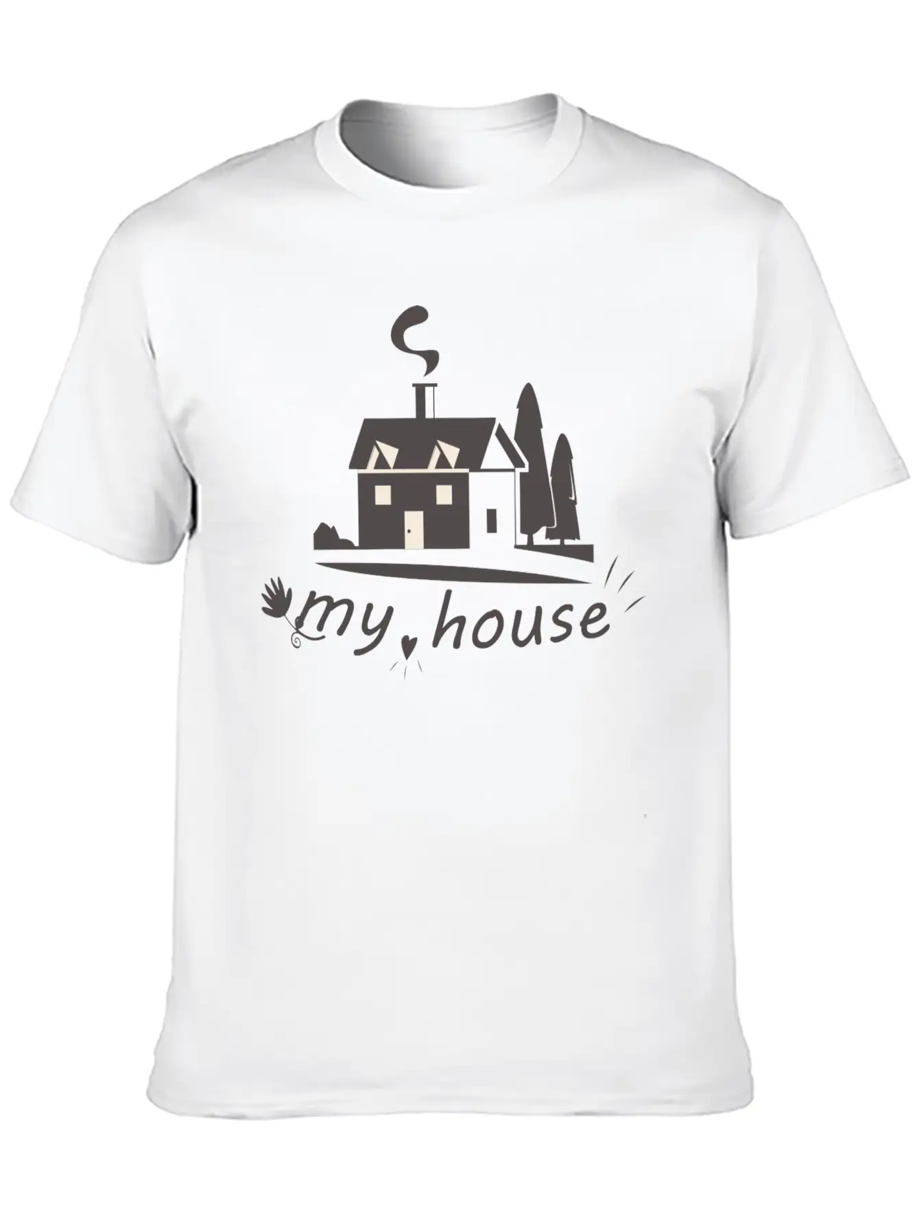 Homebound Harmony Tee Breathable Soft Cotton T-Shirt – Timeless Casual Look