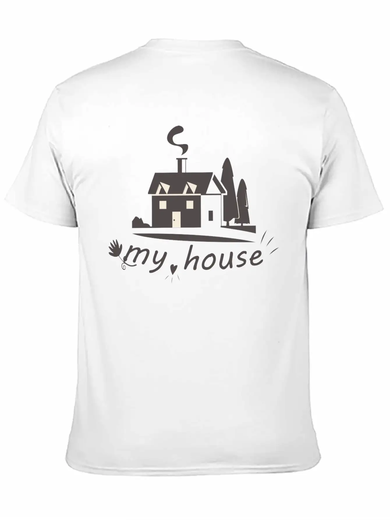 Homebound Harmony Tee Breathable Soft Cotton T-Shirt – Timeless Casual Look