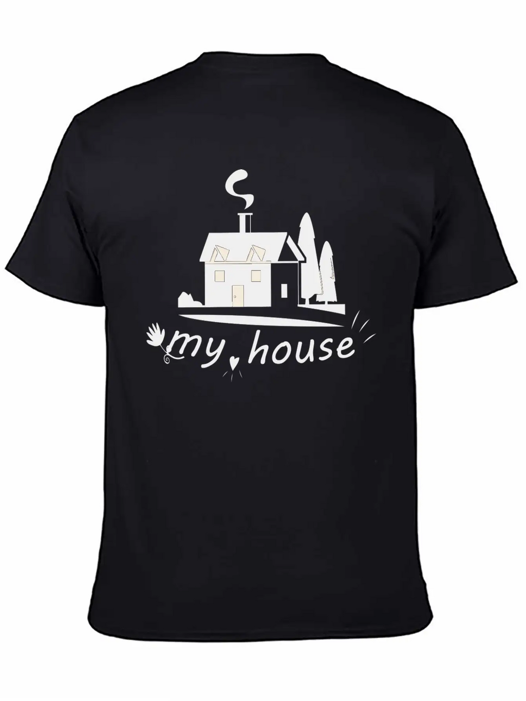 Homebound Harmony Tee Breathable Soft Cotton T-Shirt – Timeless Casual Look