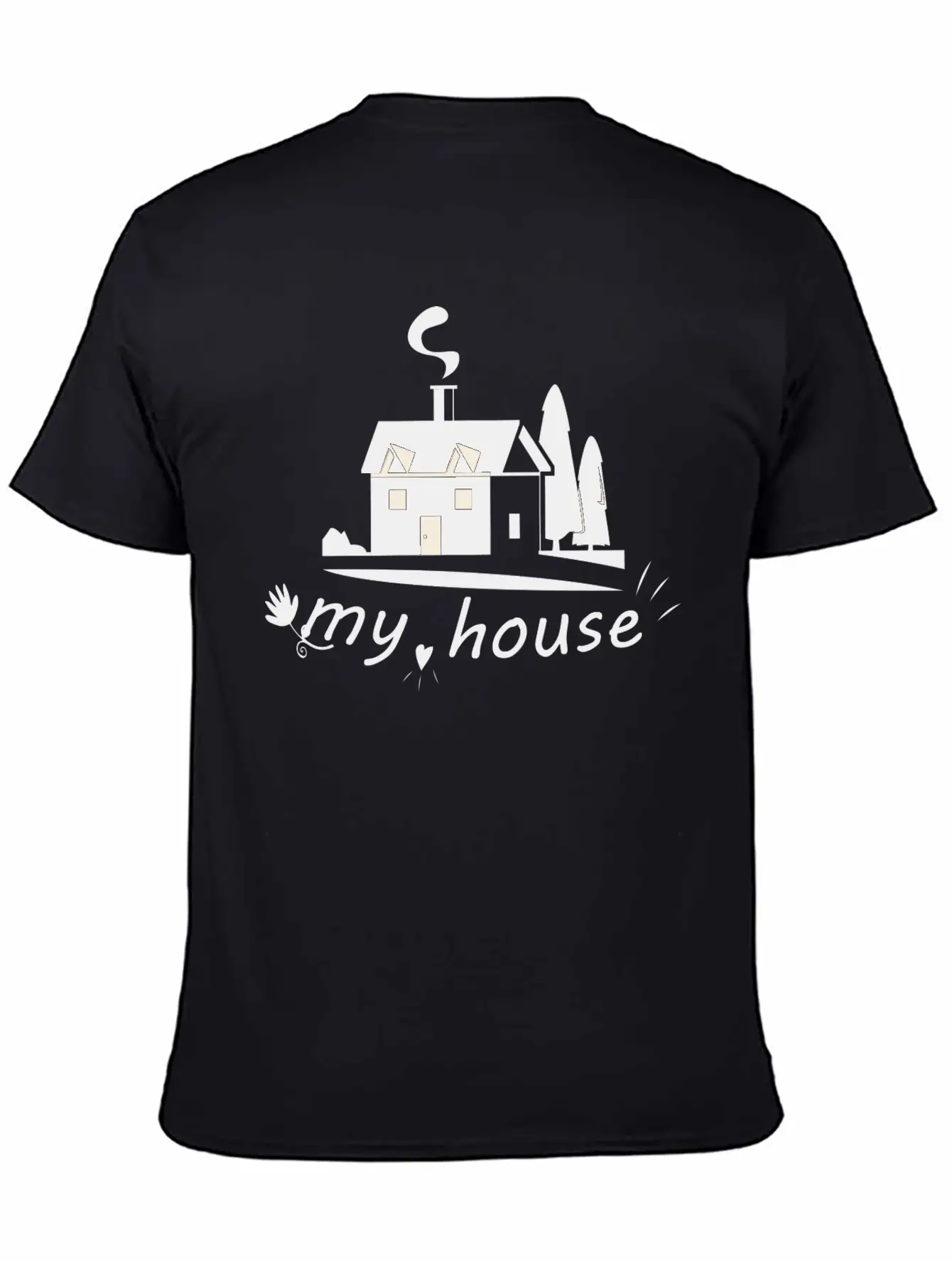 Homebound Harmony Tee Breathable Soft Cotton T-Shirt – Timeless Casual Look
