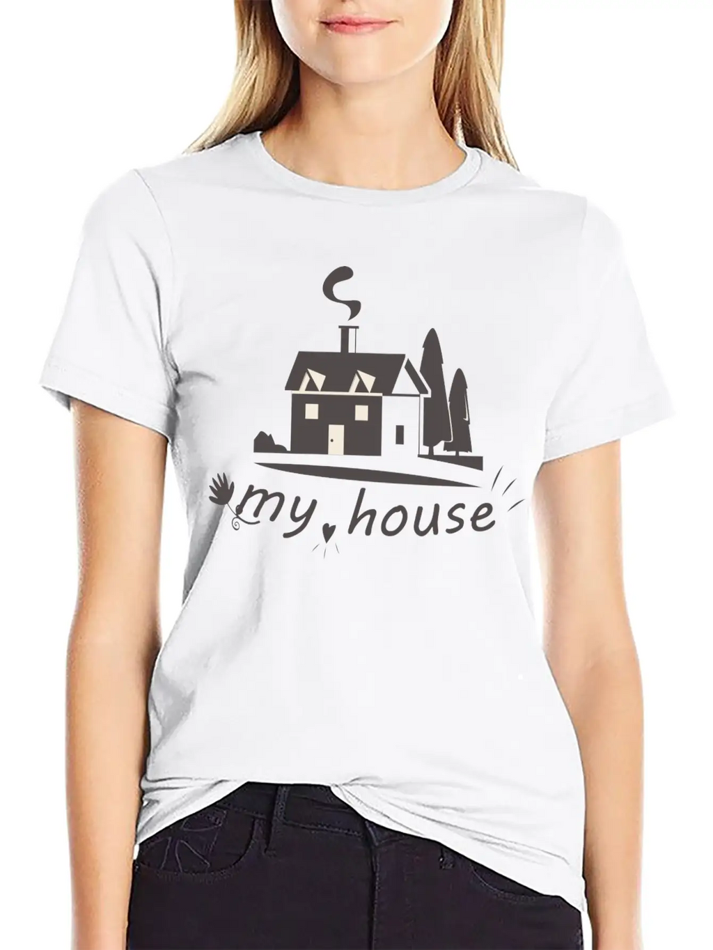 Homebound Harmony Tee Breathable Soft Cotton T-Shirt – Timeless Casual Look