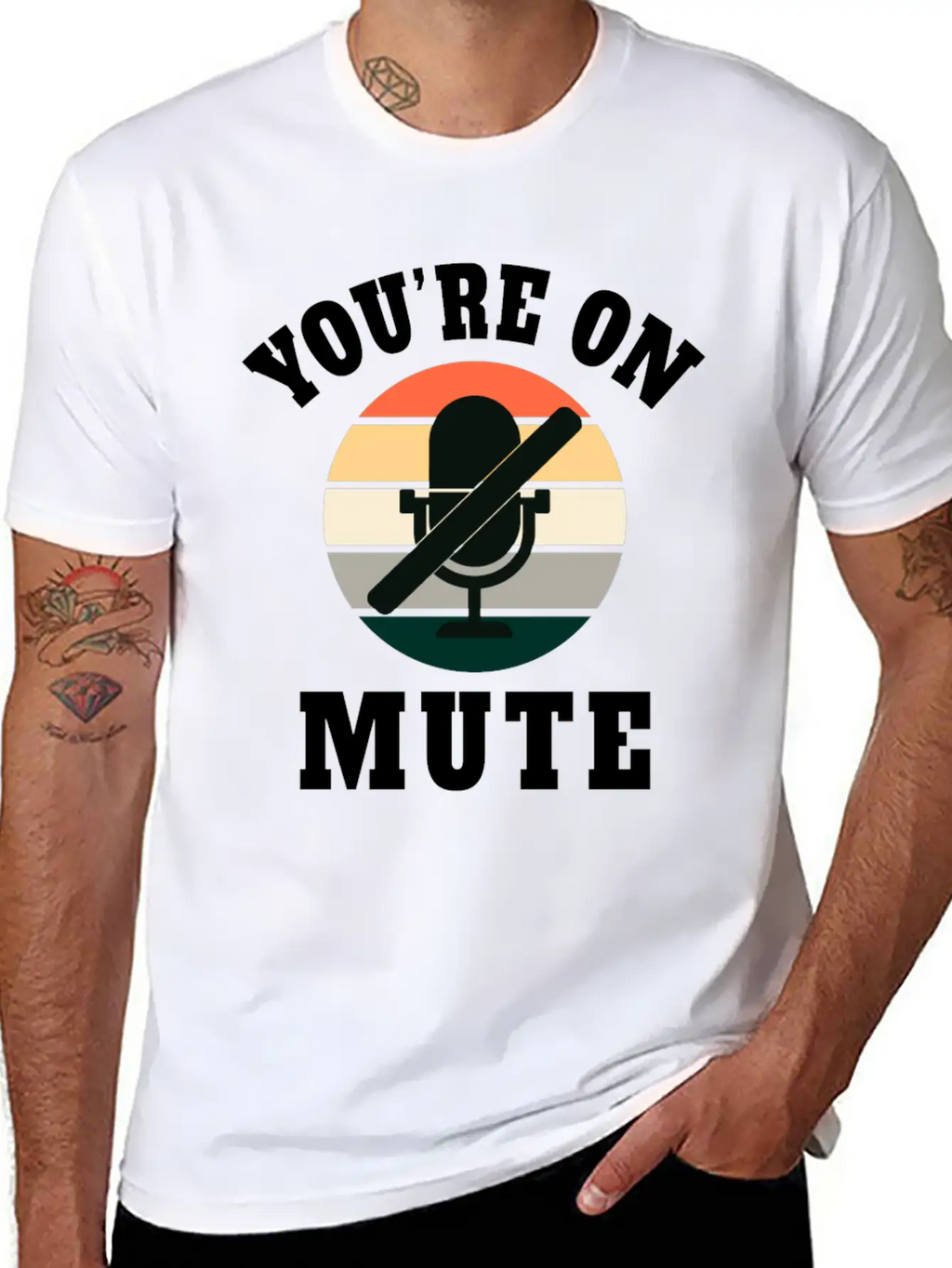 Homeoffice Microphone Office Work Job Essential Cotton Tee For Daily Outfits – Unisex Style