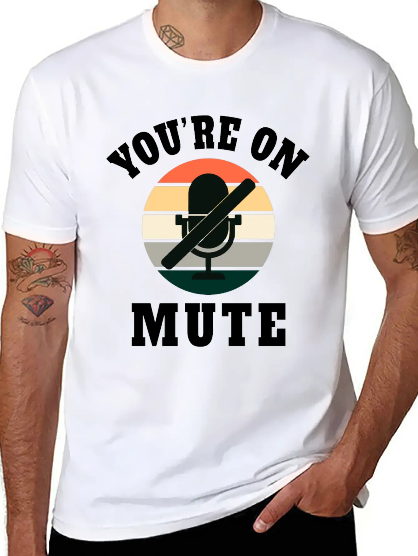 Homeoffice Microphone Office Work Job Essential Cotton Tee For Daily Outfits – Unisex Style