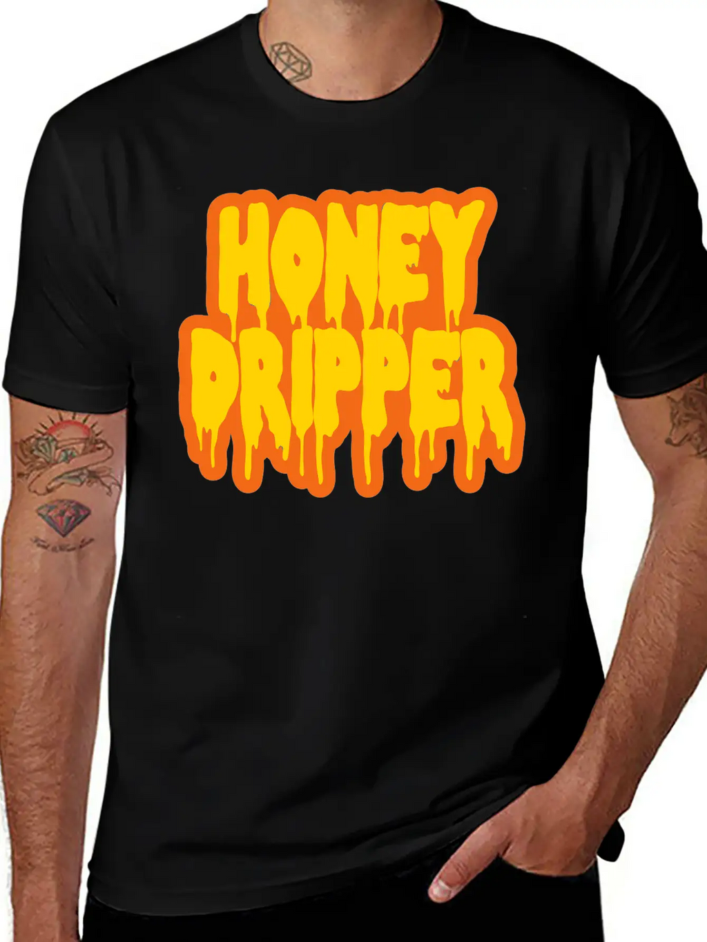 Honey Dripper Stylish Everyday T-Shirt – Unisex Basic Cotton Tee