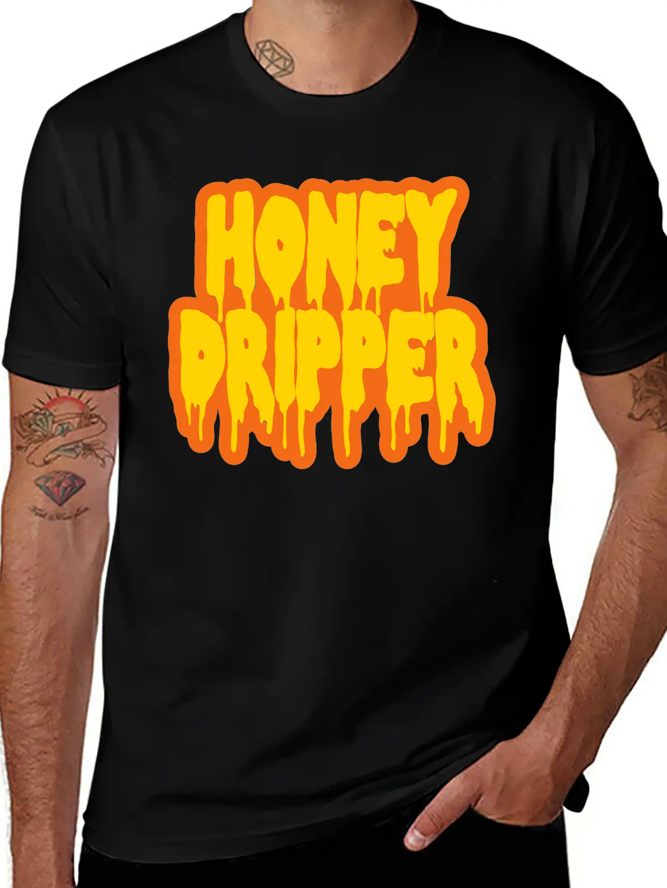Honey Dripper Stylish Everyday T-Shirt – Unisex Basic Cotton Tee