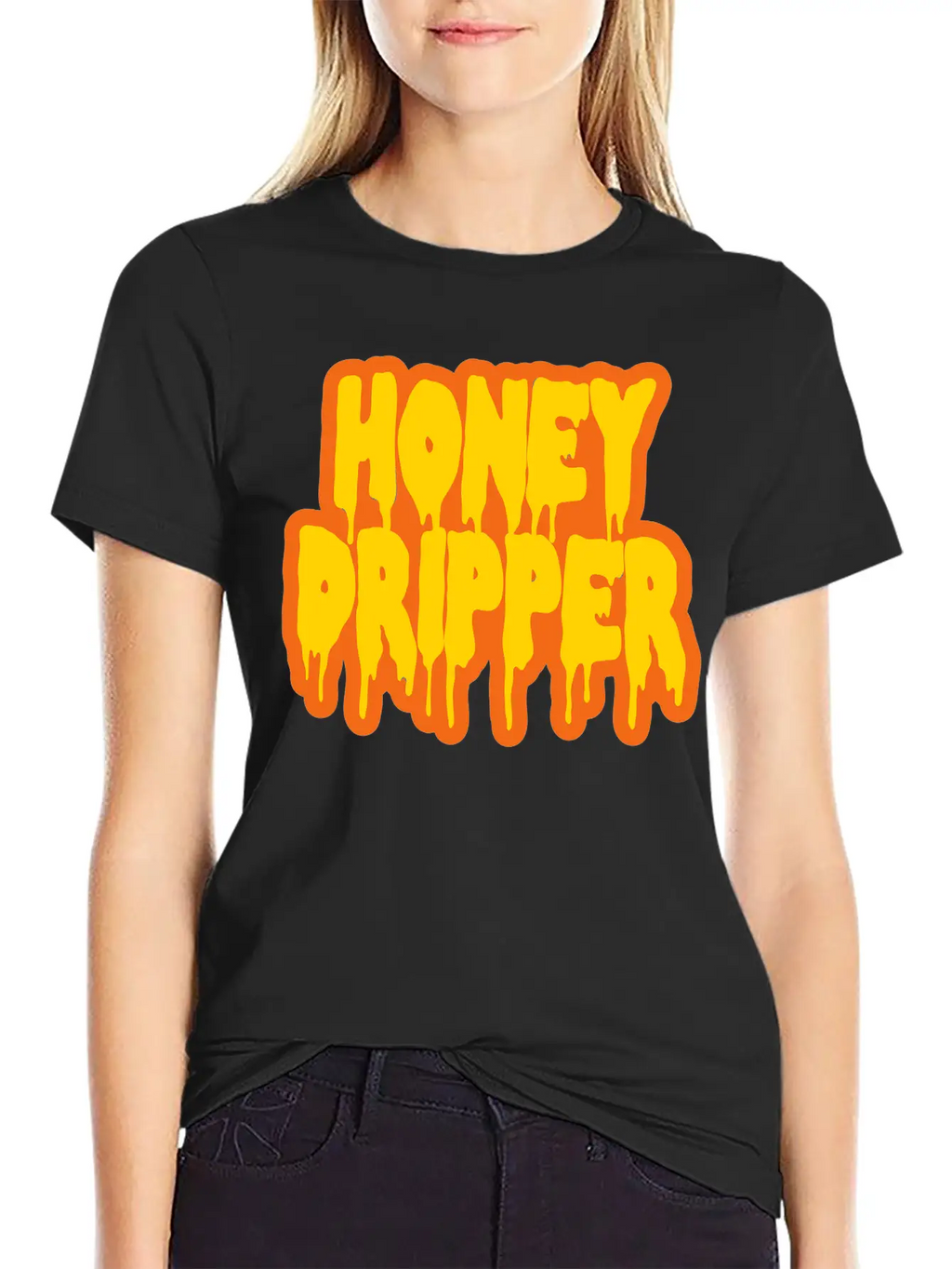 Honey Dripper Stylish Everyday T-Shirt – Unisex Basic Cotton Tee
