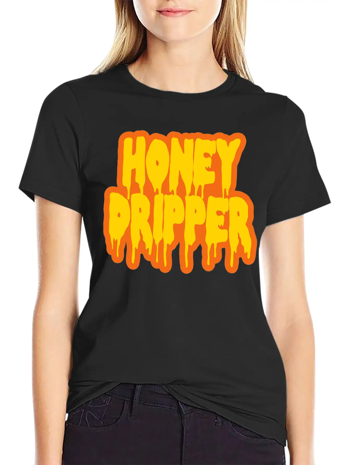 Honey Dripper Stylish Everyday T-Shirt – Unisex Basic Cotton Tee