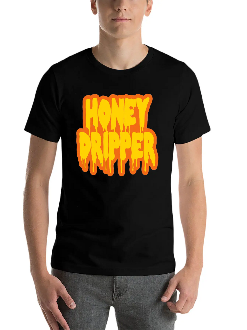 Honey Dripper Stylish Everyday T-Shirt – Unisex Basic Cotton Tee