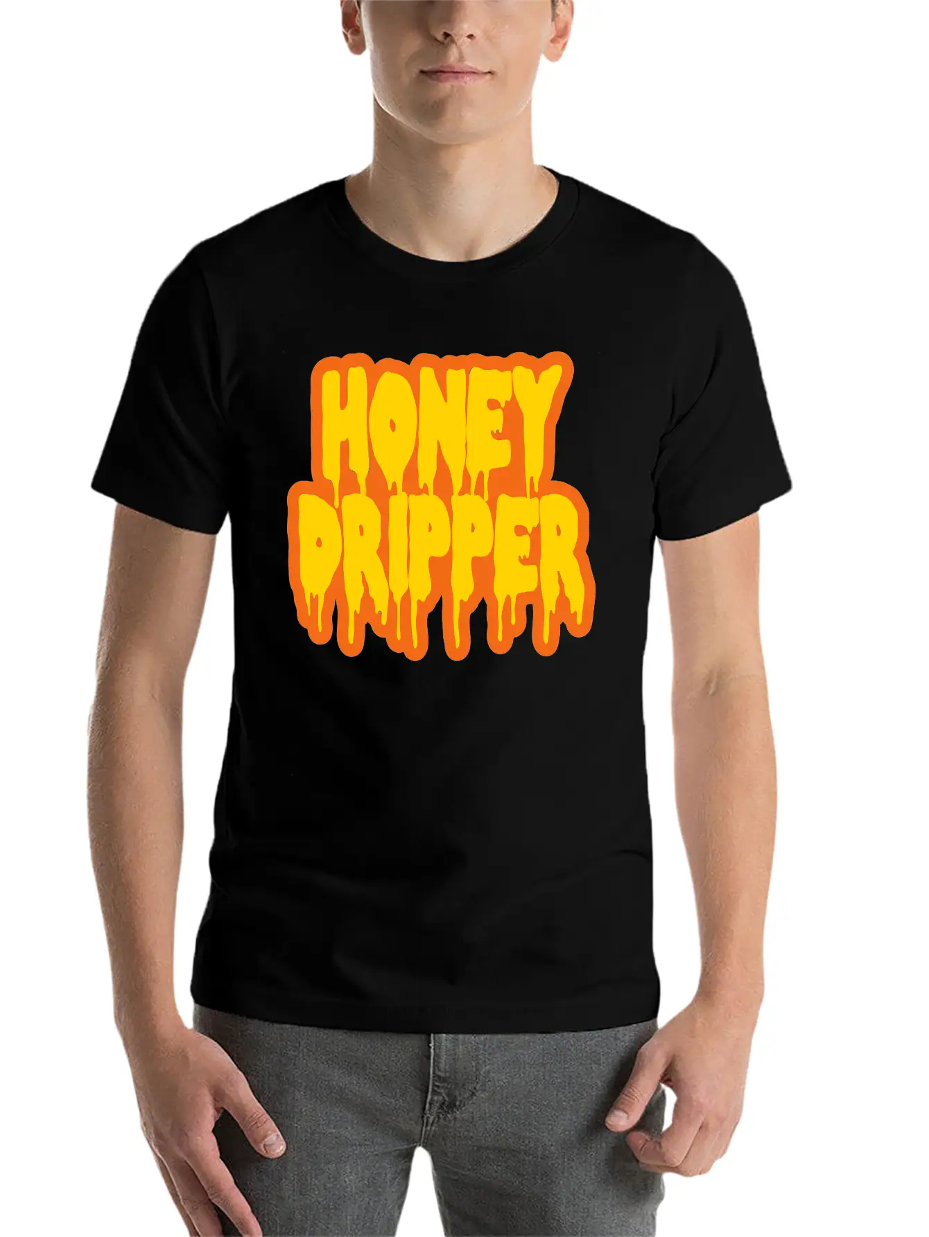 Honey Dripper Stylish Everyday T-Shirt – Unisex Basic Cotton Tee
