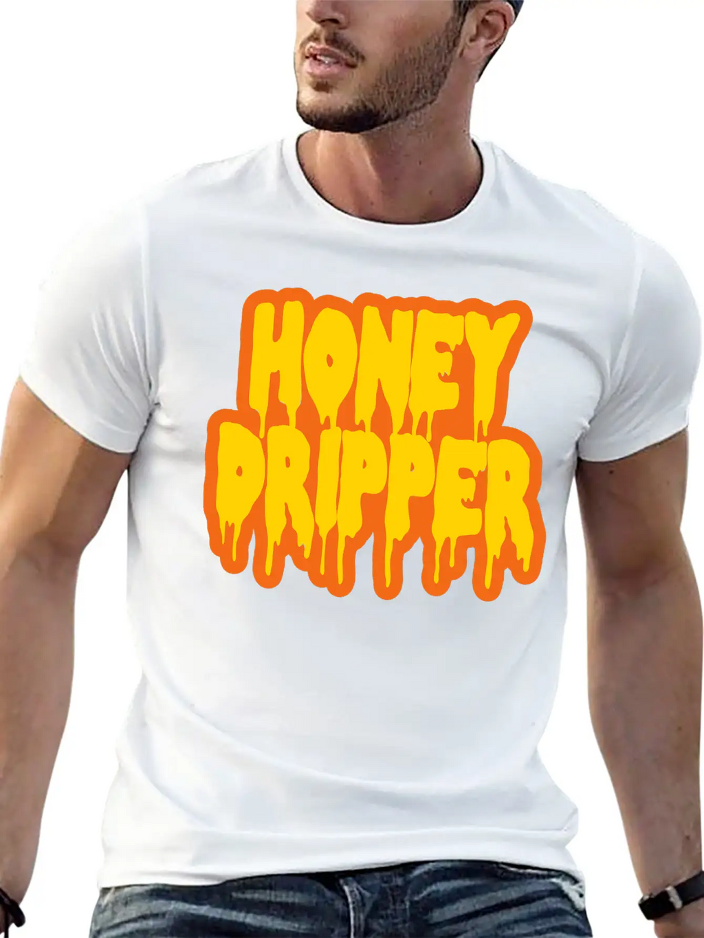 Honey Dripper Stylish Everyday T-Shirt – Unisex Basic Cotton Tee