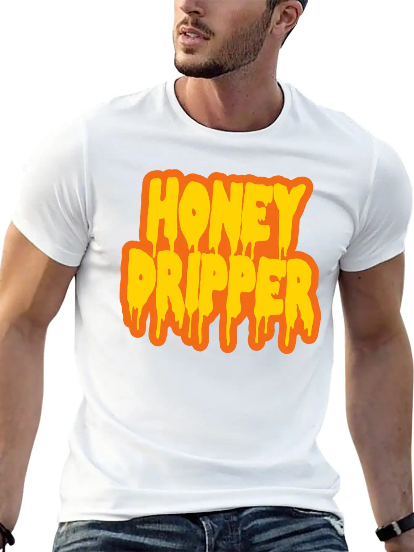 Honey Dripper Stylish Everyday T-Shirt – Unisex Basic Cotton Tee