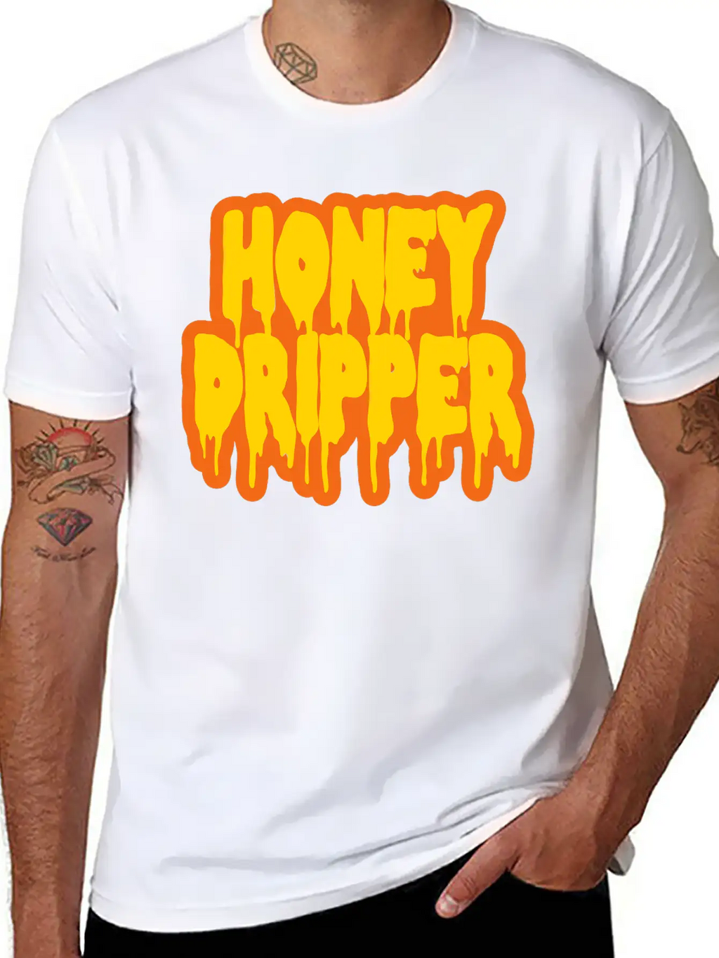 Honey Dripper Stylish Everyday T-Shirt – Unisex Basic Cotton Tee