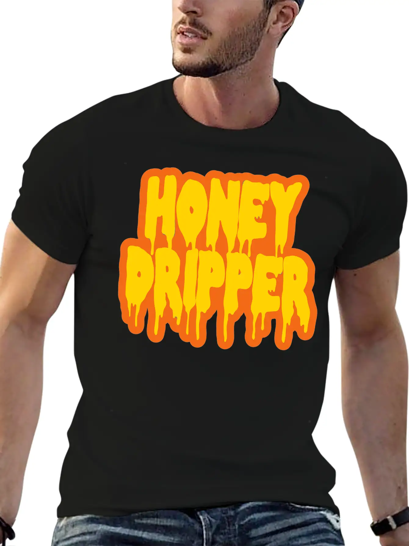 Honey Dripper Stylish Everyday T-Shirt – Unisex Basic Cotton Tee