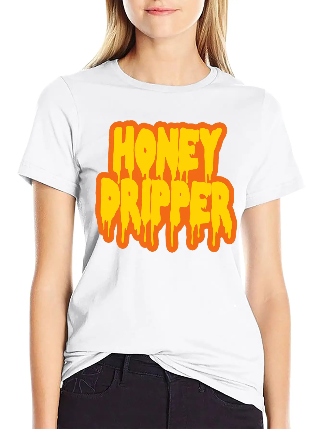 Honey Dripper Stylish Everyday T-Shirt – Unisex Basic Cotton Tee